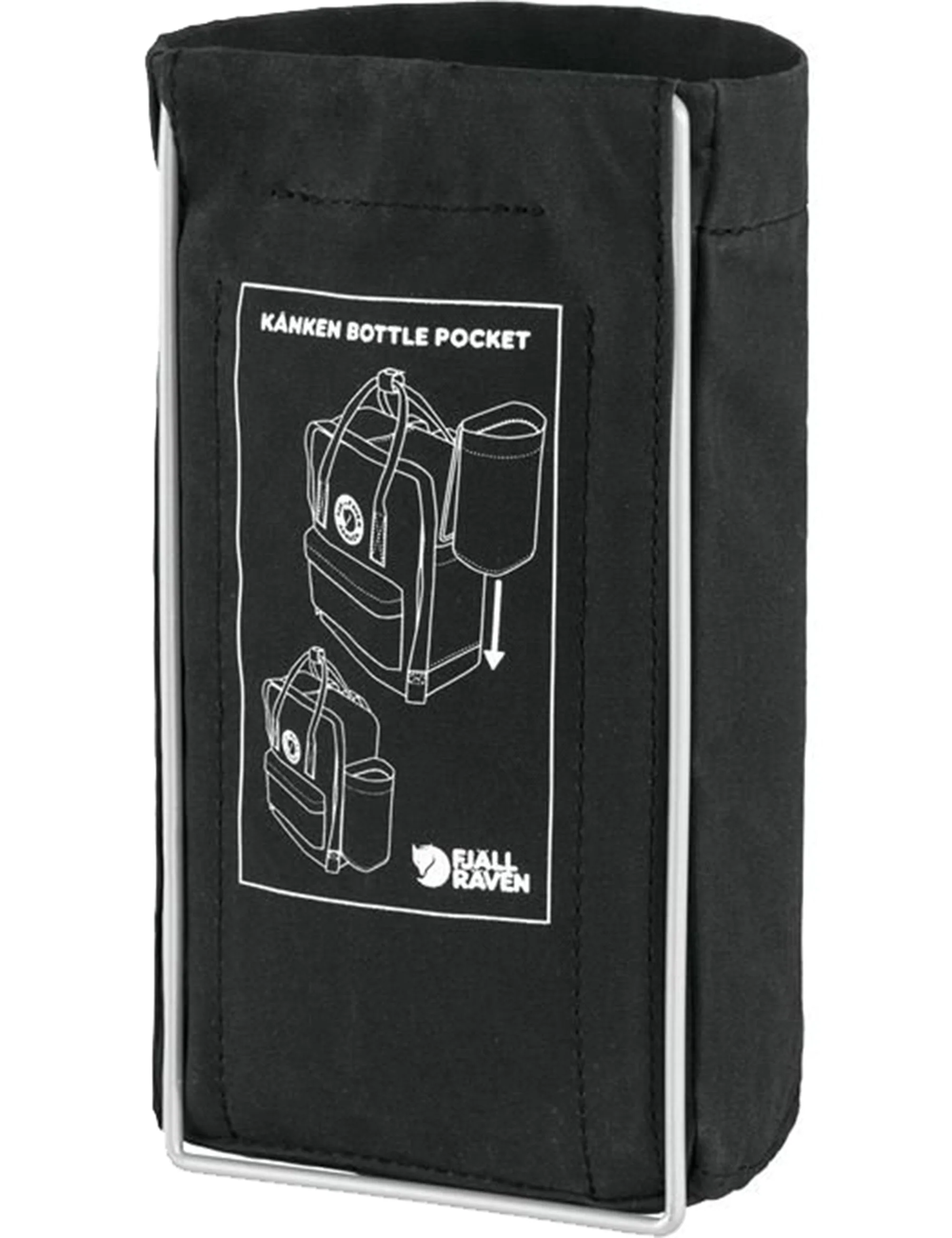 Kanken Bottle Pocket - Black - Image 2