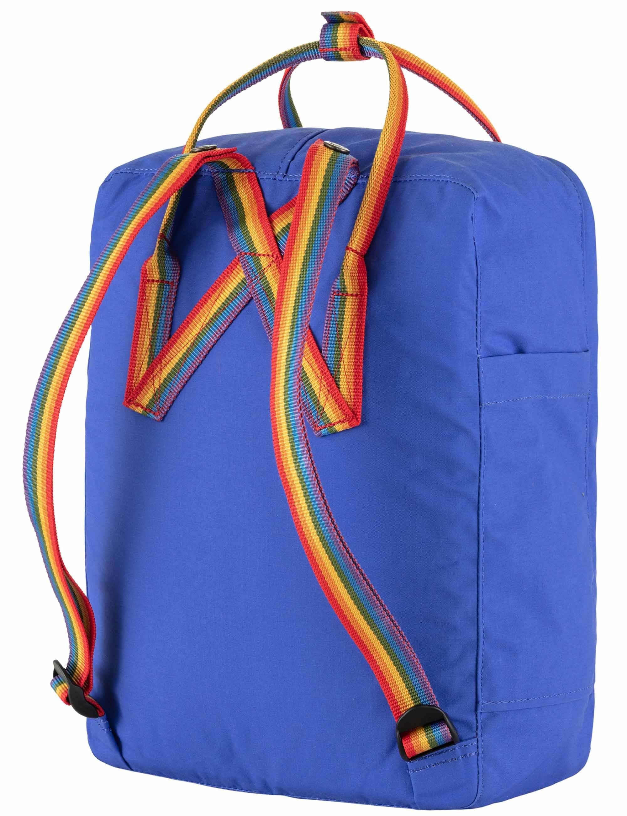 Kanken Classic Rainbow Backpack - Cobalt Blue-Rainbow Pattern - Image 2