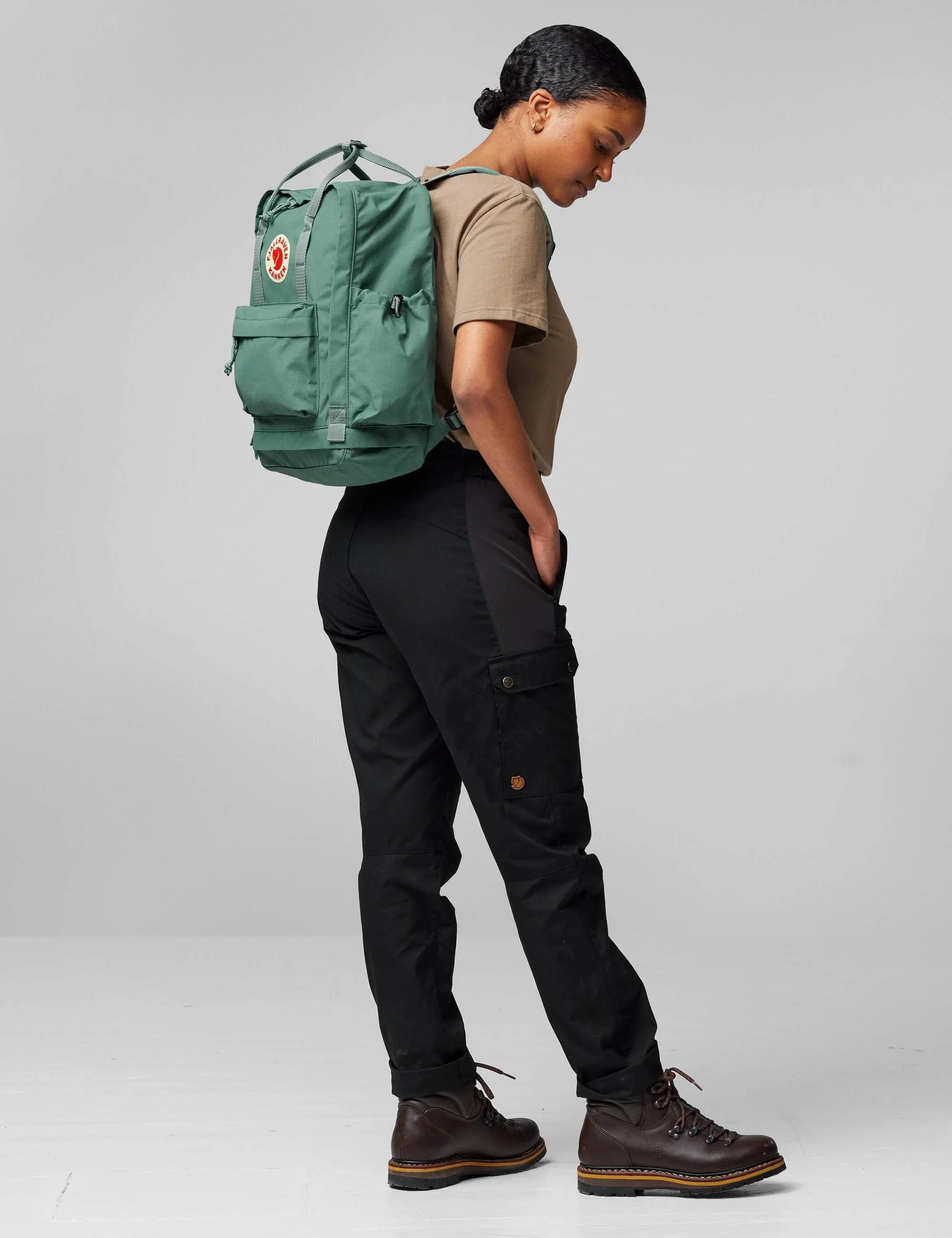Kanken Outlong 17L Backpack - Frost Green - Image 4