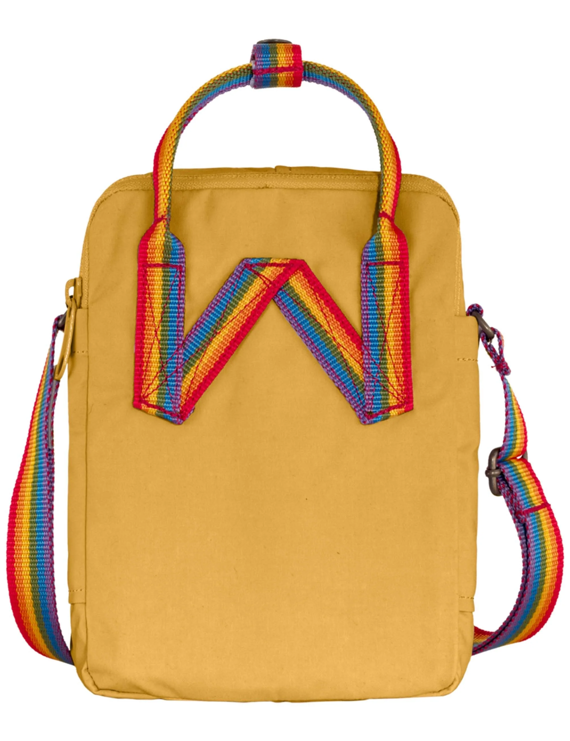 Kanken Sling Rainbow 2.5L Bag - Ochre-Rainbow Pattern - Image 3