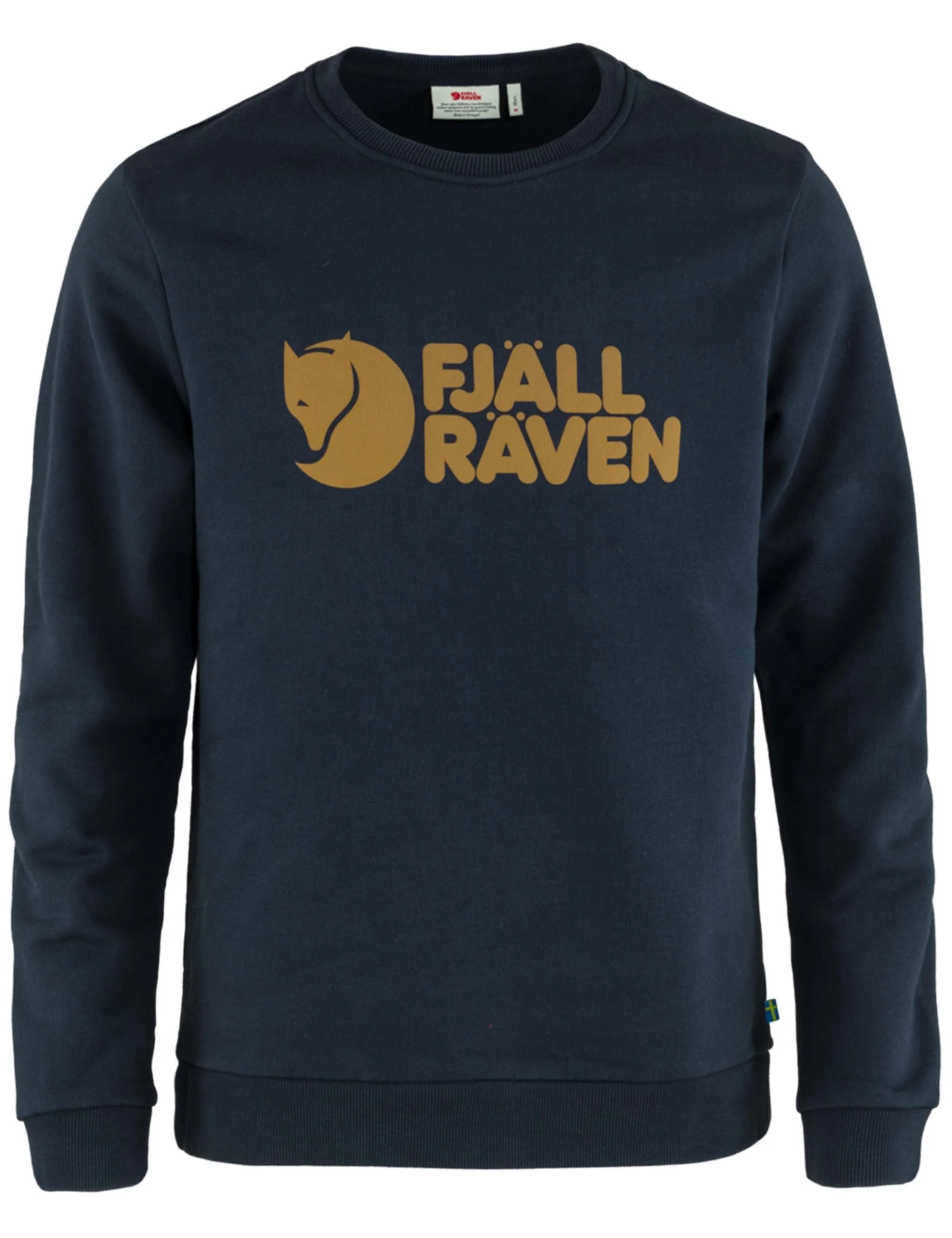 Fjallraven Logo Crew Sweat - Dark Navy