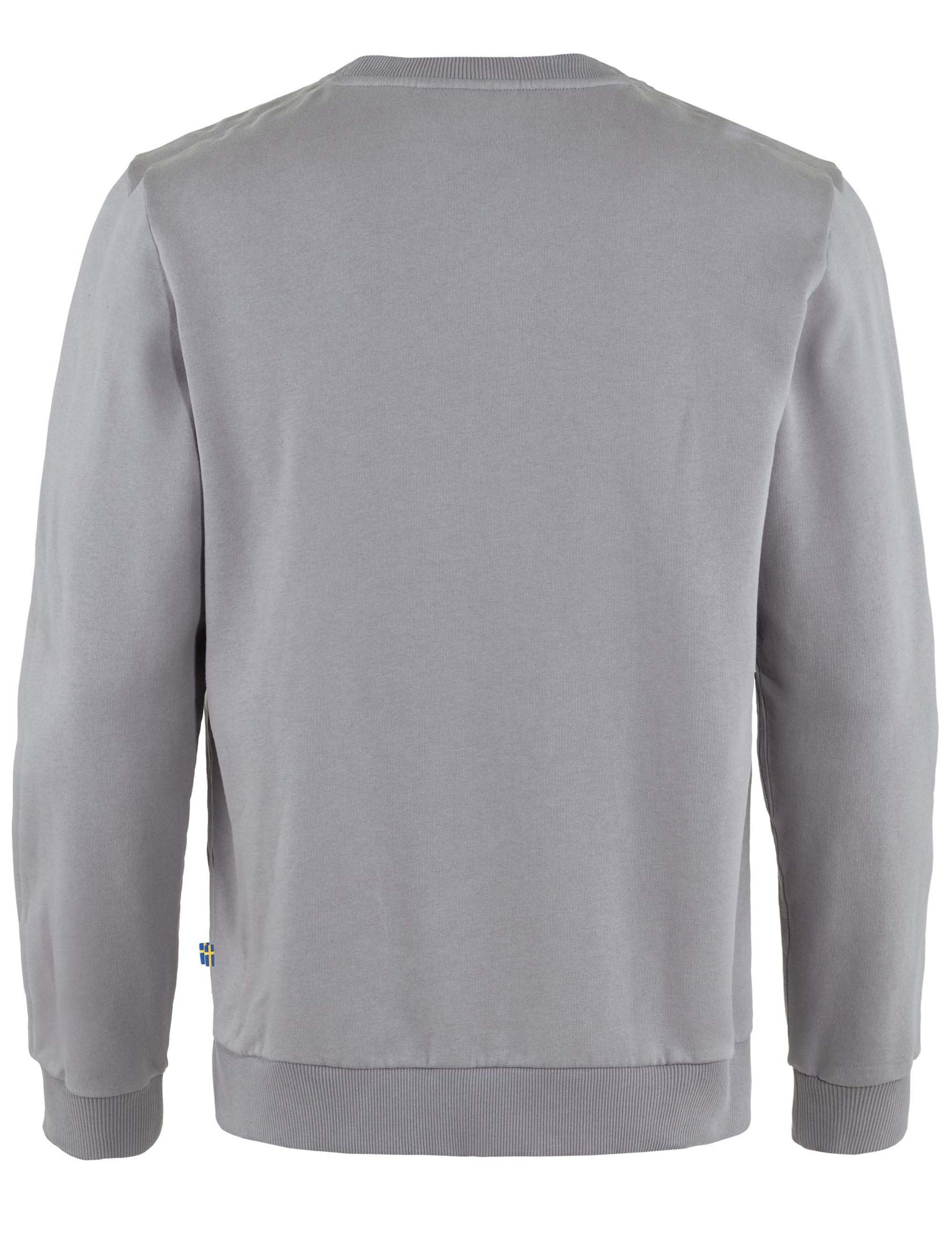 Fjallraven Logo Crew Sweat - Flint Grey - Image 2