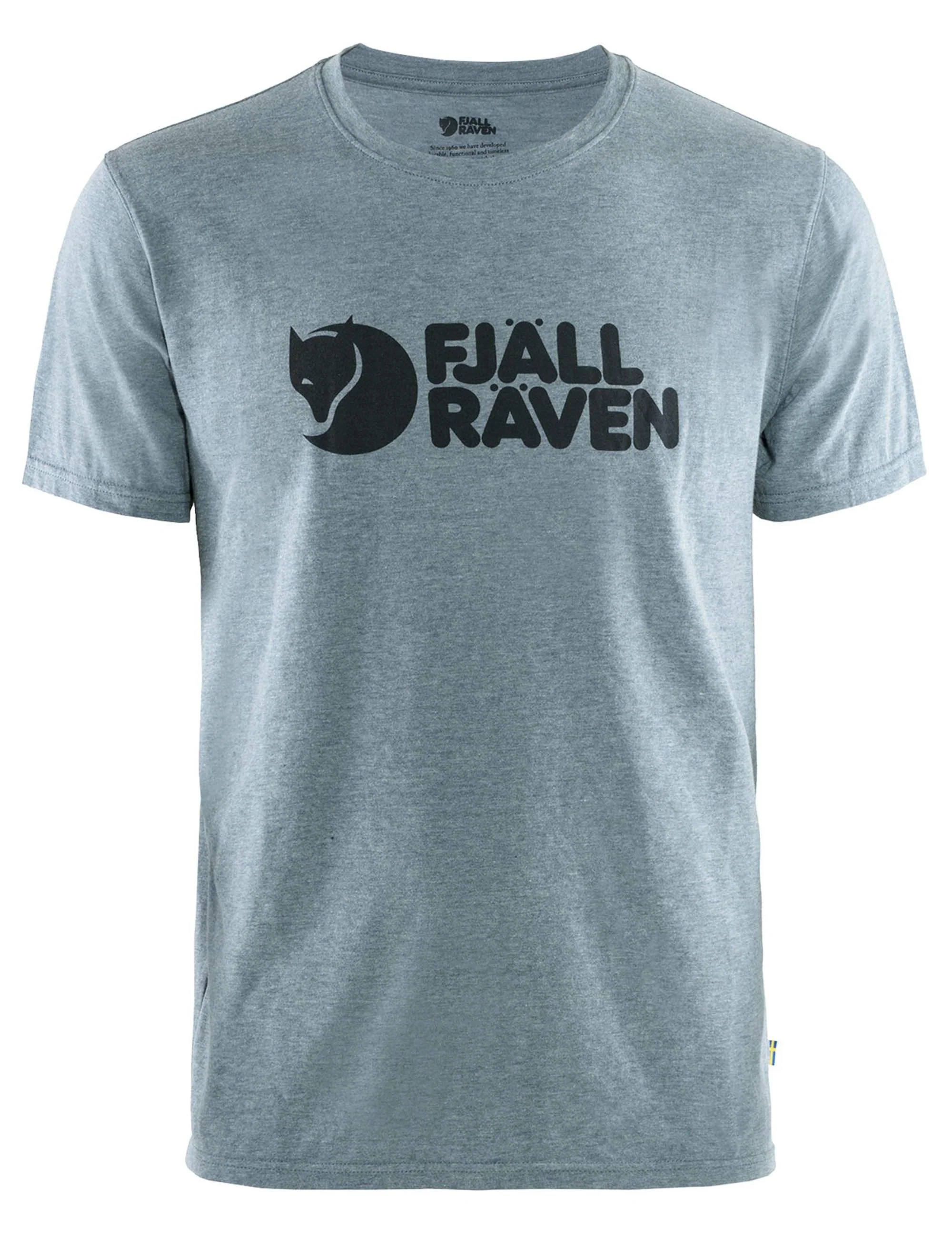 Fjallraven Logo T-Shirt - Uncle Blue Melange
