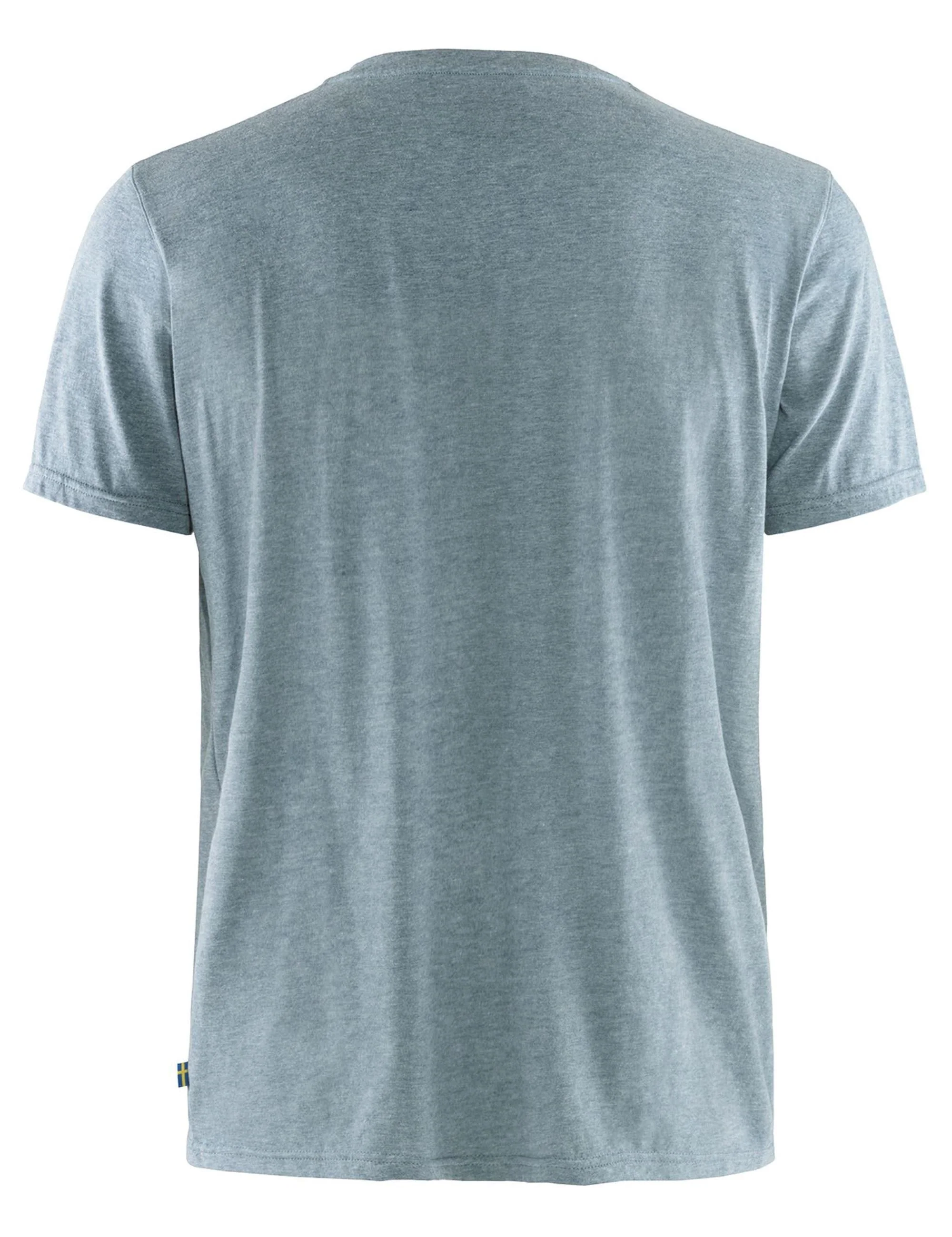 Fjallraven Logo T-Shirt - Uncle Blue Melange - Image 2