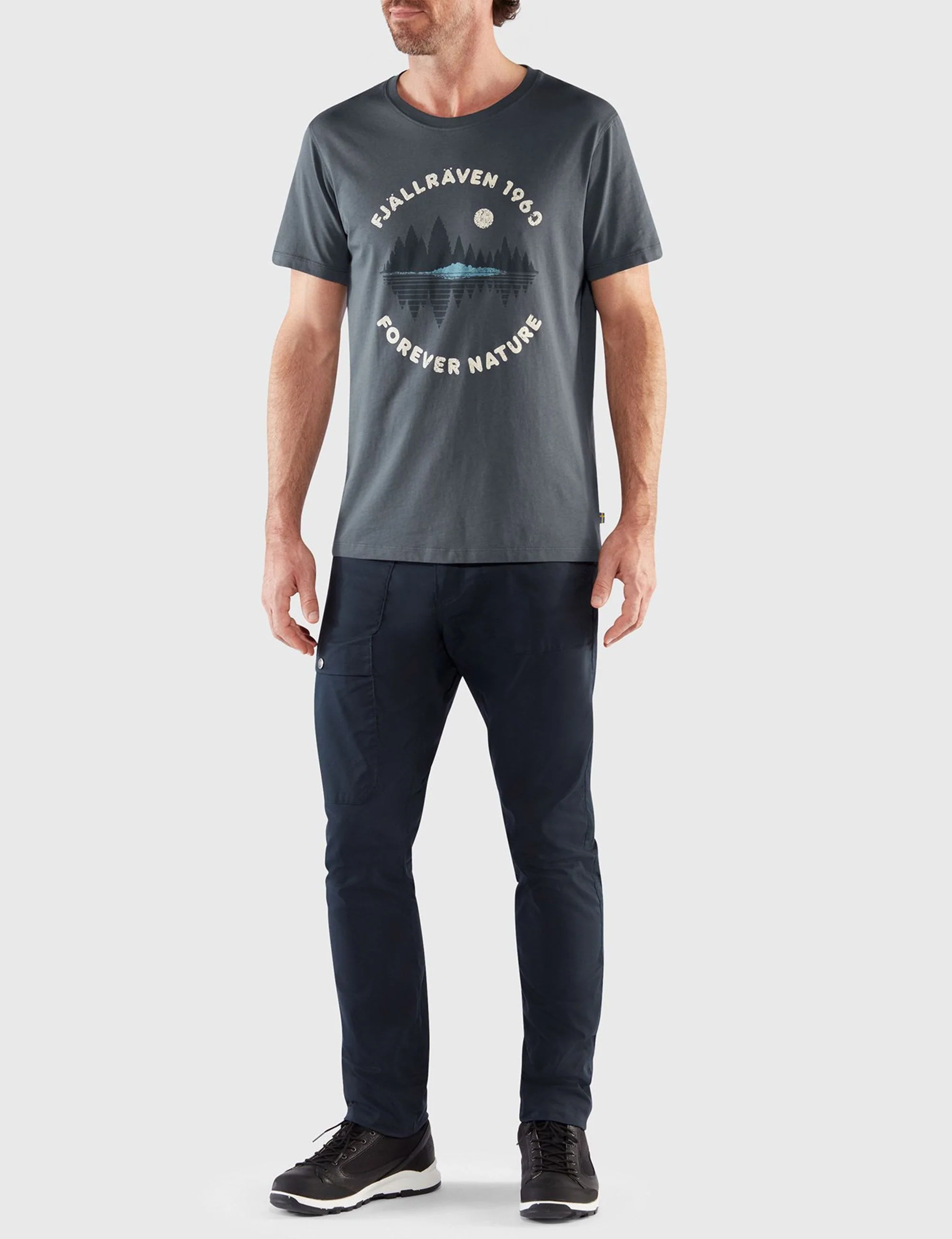 Mirror T-Shirt - Navy - Image 4