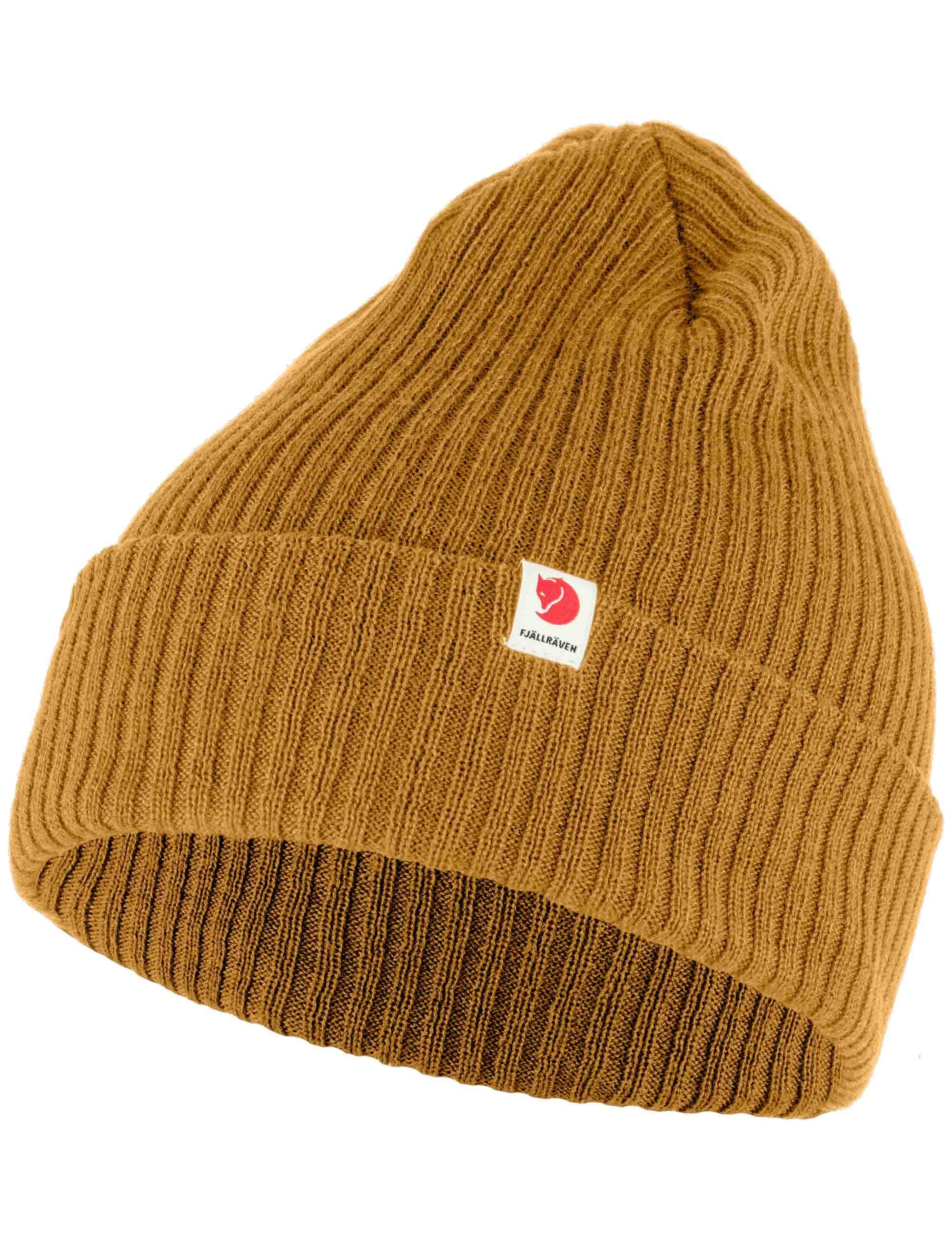 Fjallraven Rib Beanie Hat - Acorn - Image 3