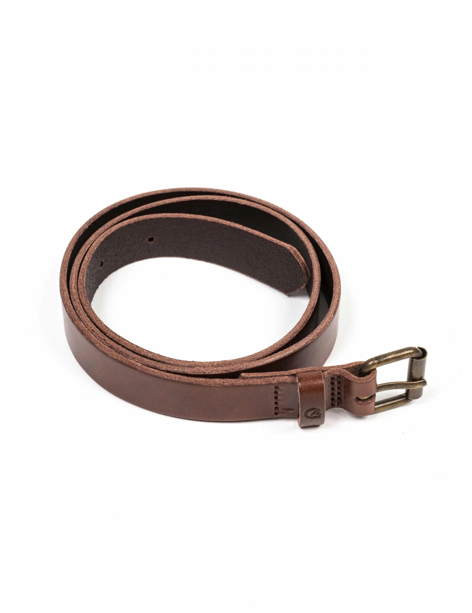 Singi 2.5cm Leather Belt - Brown - Image 2