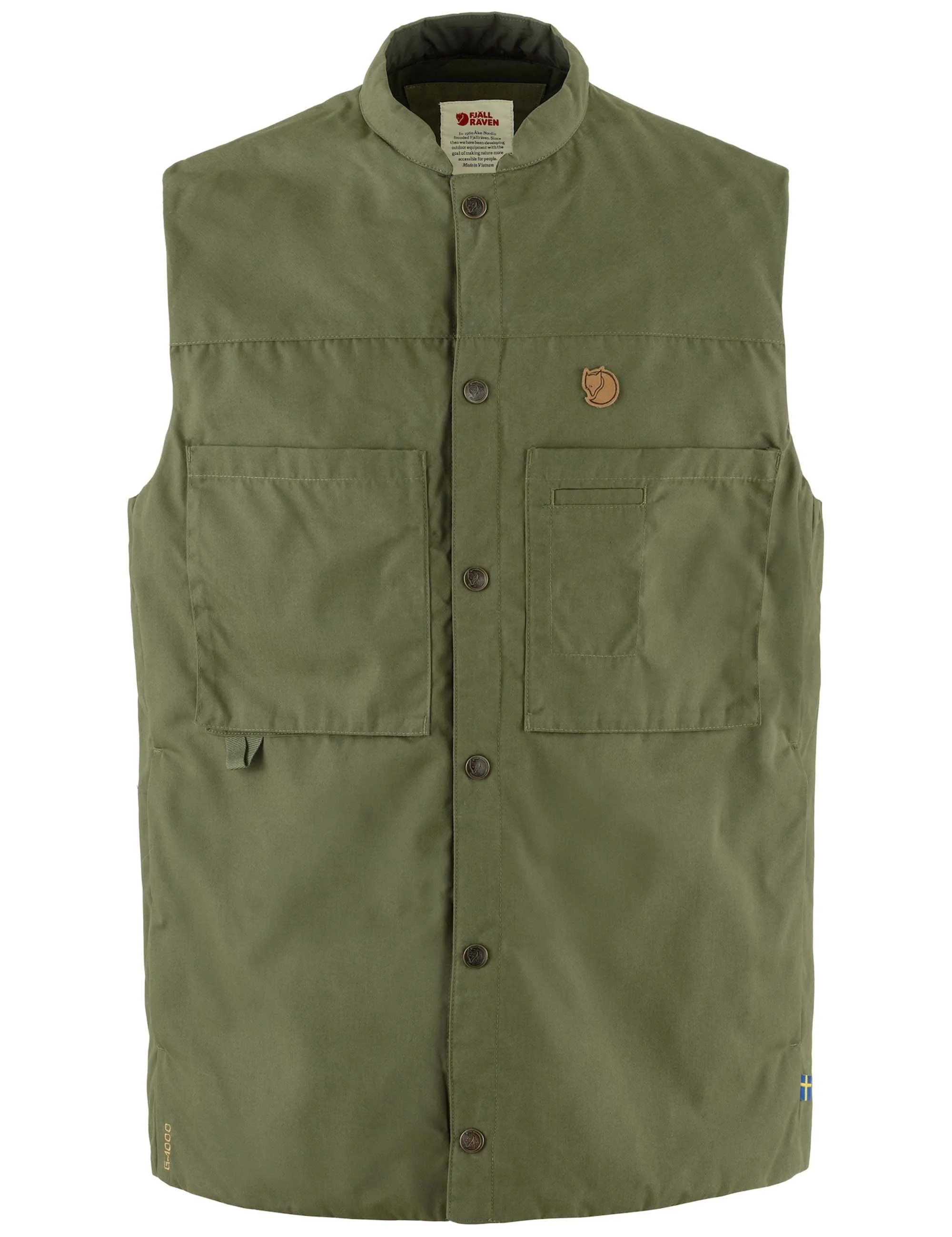 Singi Padded Vest - Laurel Green