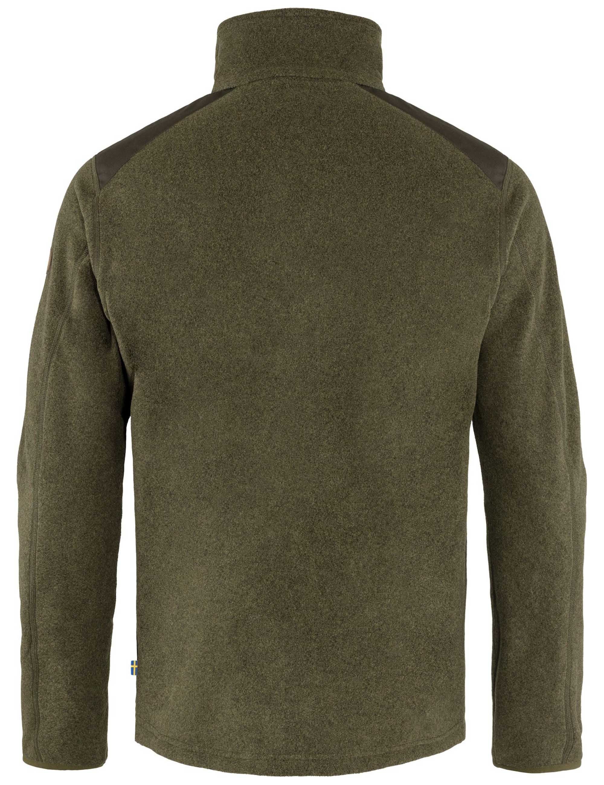 Sten Fleece Jacket - Dark Olive - Image 2