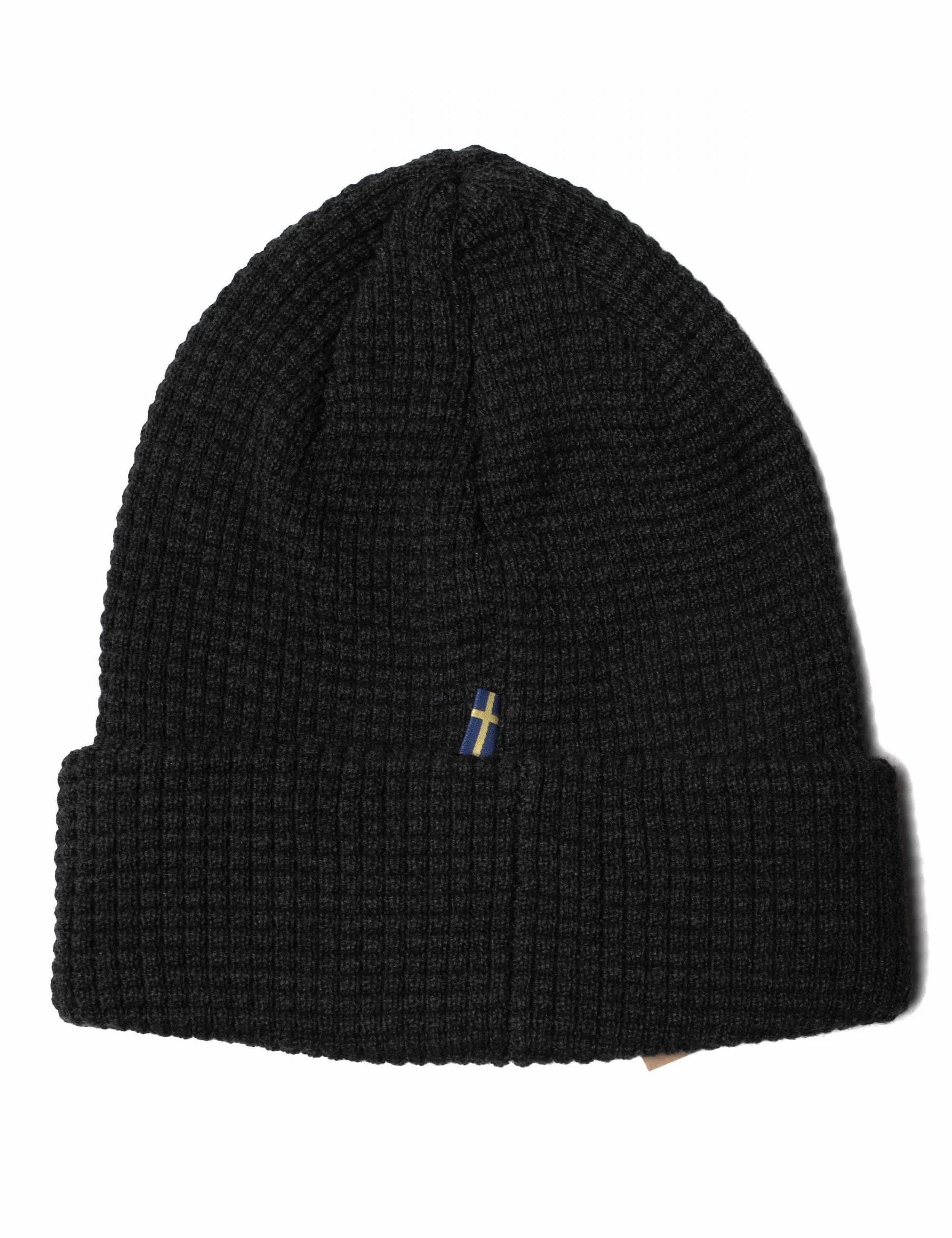 Fjallraven Tab Beanie Hat - Dark Grey - Image 2