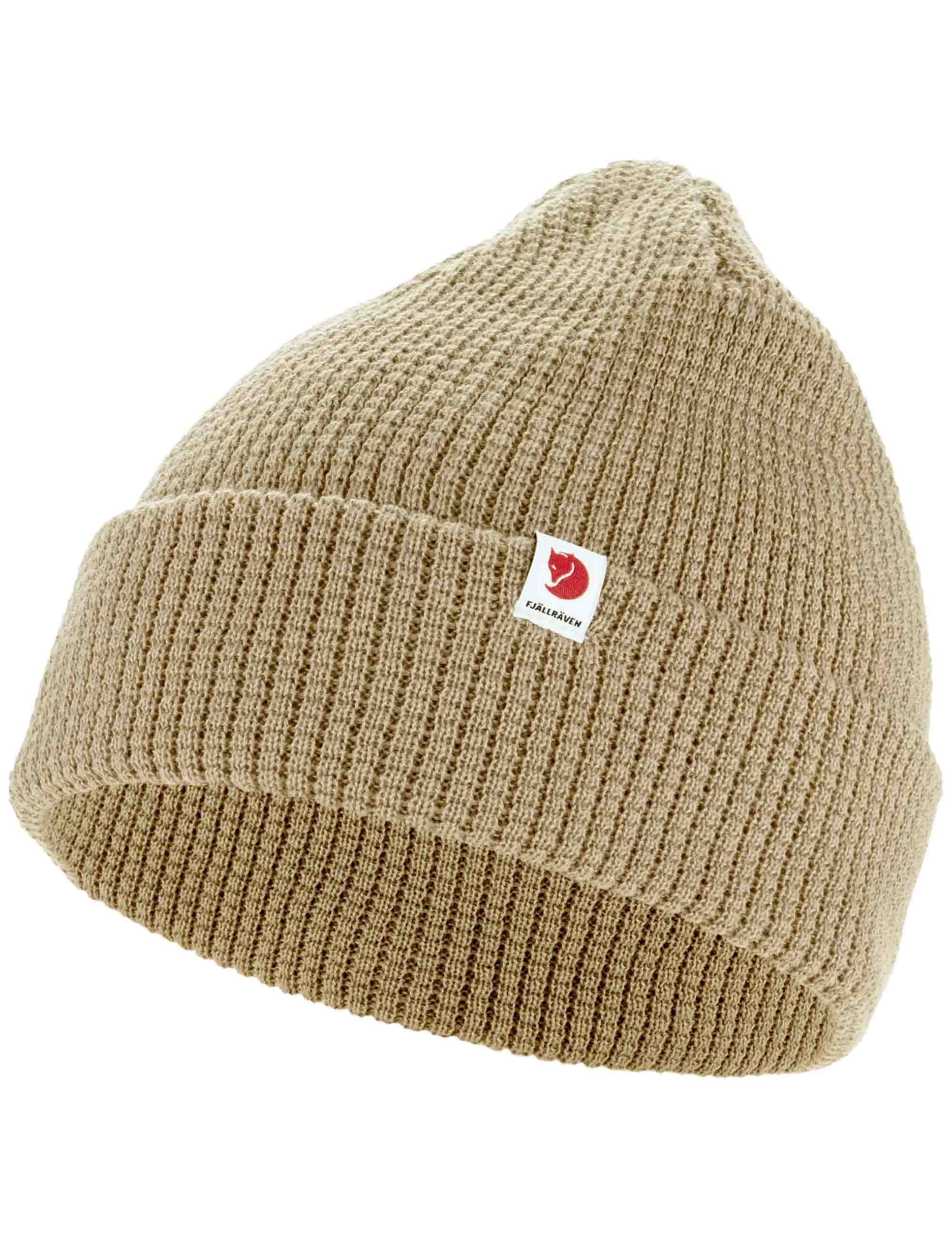 Fjallraven Tab Beanie Hat - Fossil - Image 2