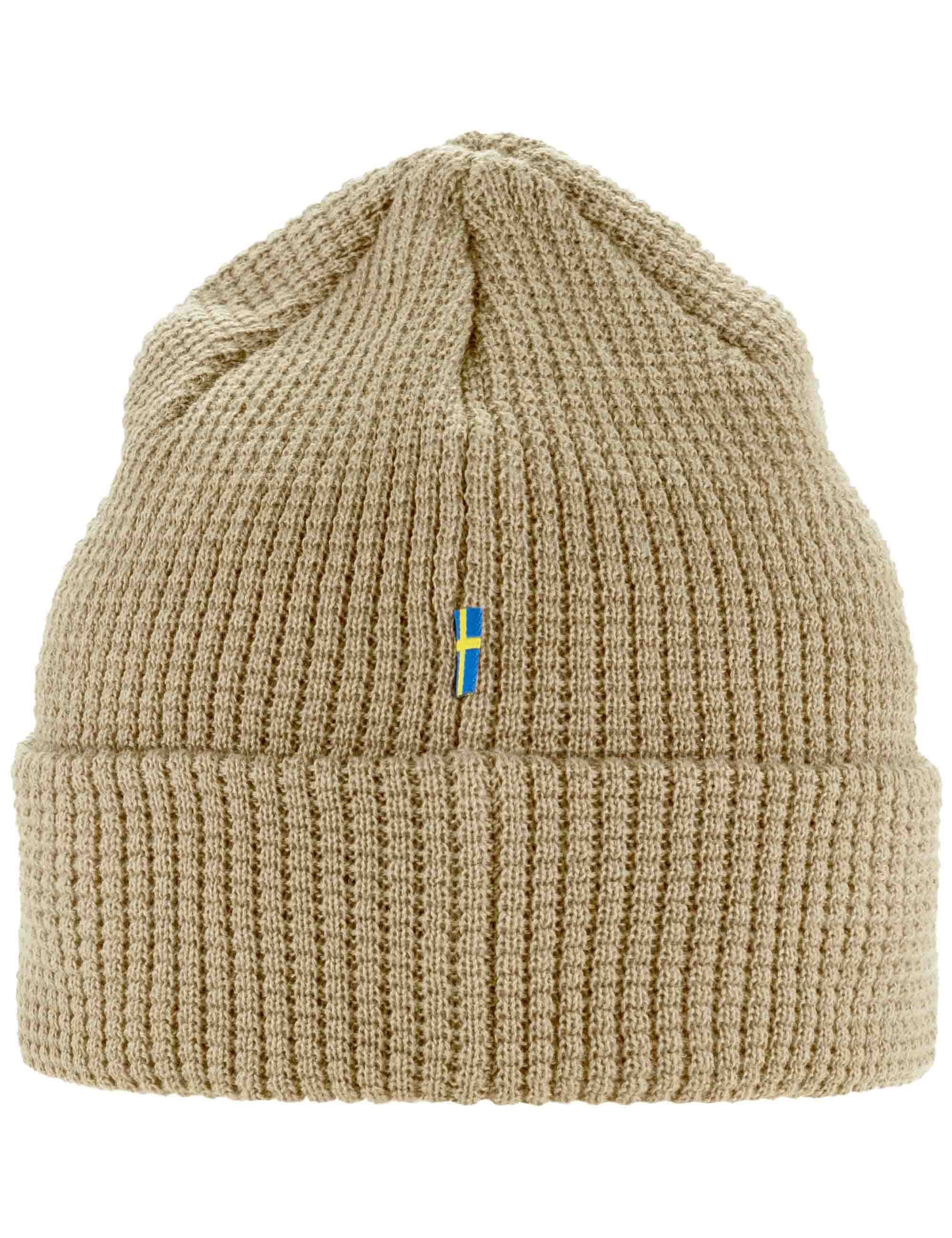 Fjallraven Tab Beanie Hat - Fossil - Image 3