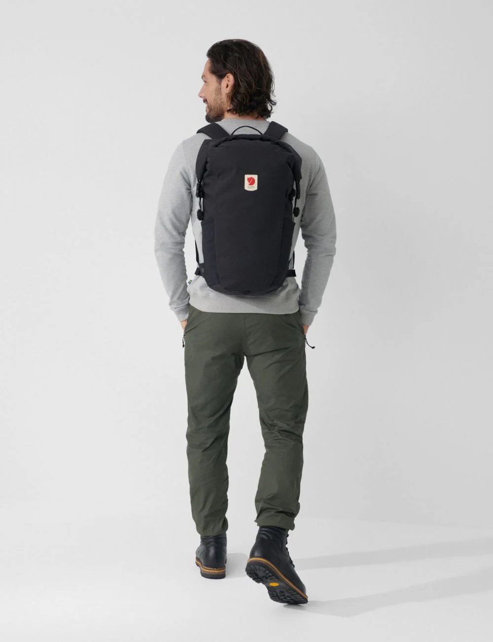 Ulvo Rolltop 30L Backpack - Black - Image 5