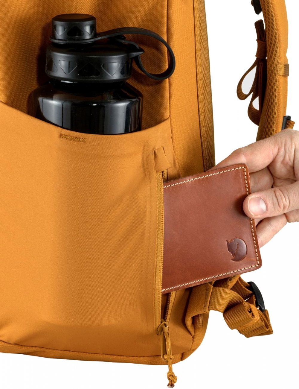 Ulvo Rolltop 30L Backpack - Red Gold - Image 5