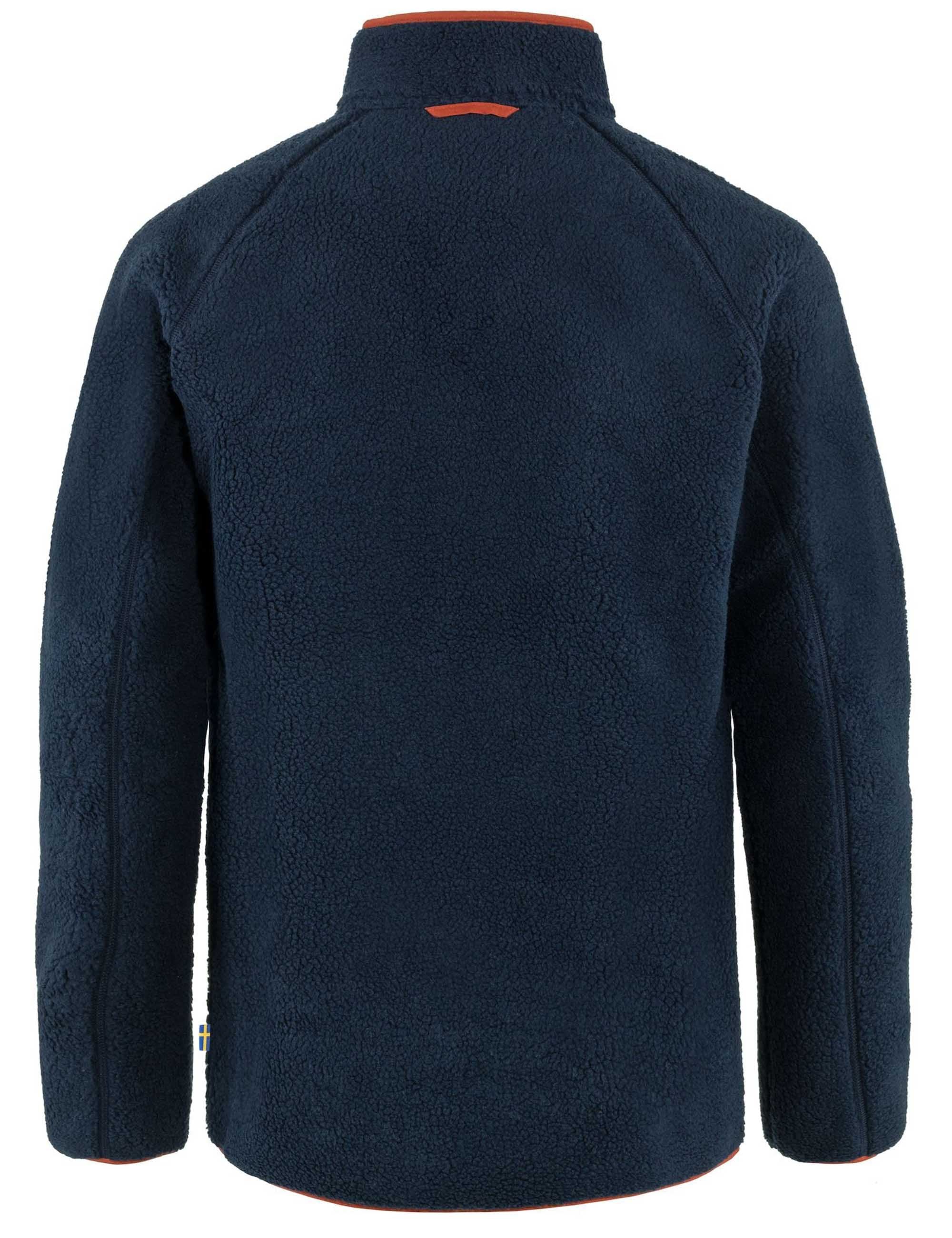 Vardag Pile Fleece Jacket - Navy/Autumn Leaf - Image 2