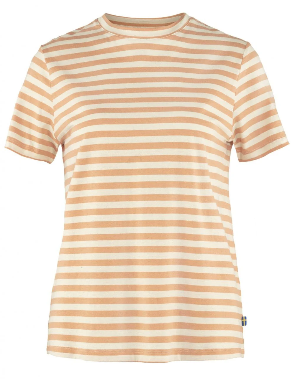 Women's Art Striped T-Shirt - Landsort Pink-Chalk White