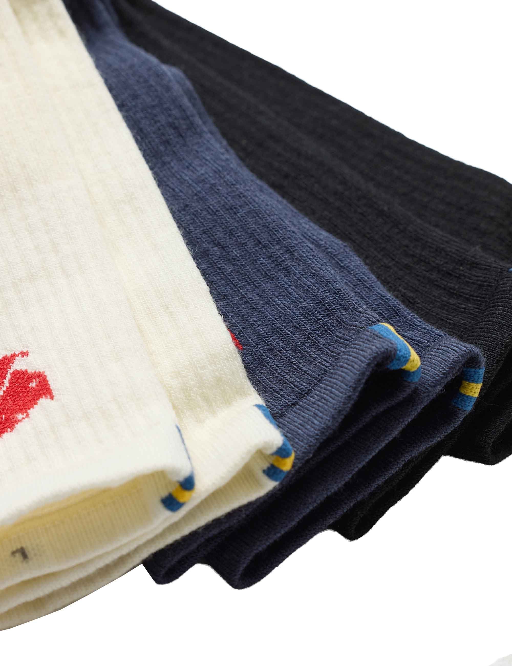 Wool Sock - Navy - Image 3