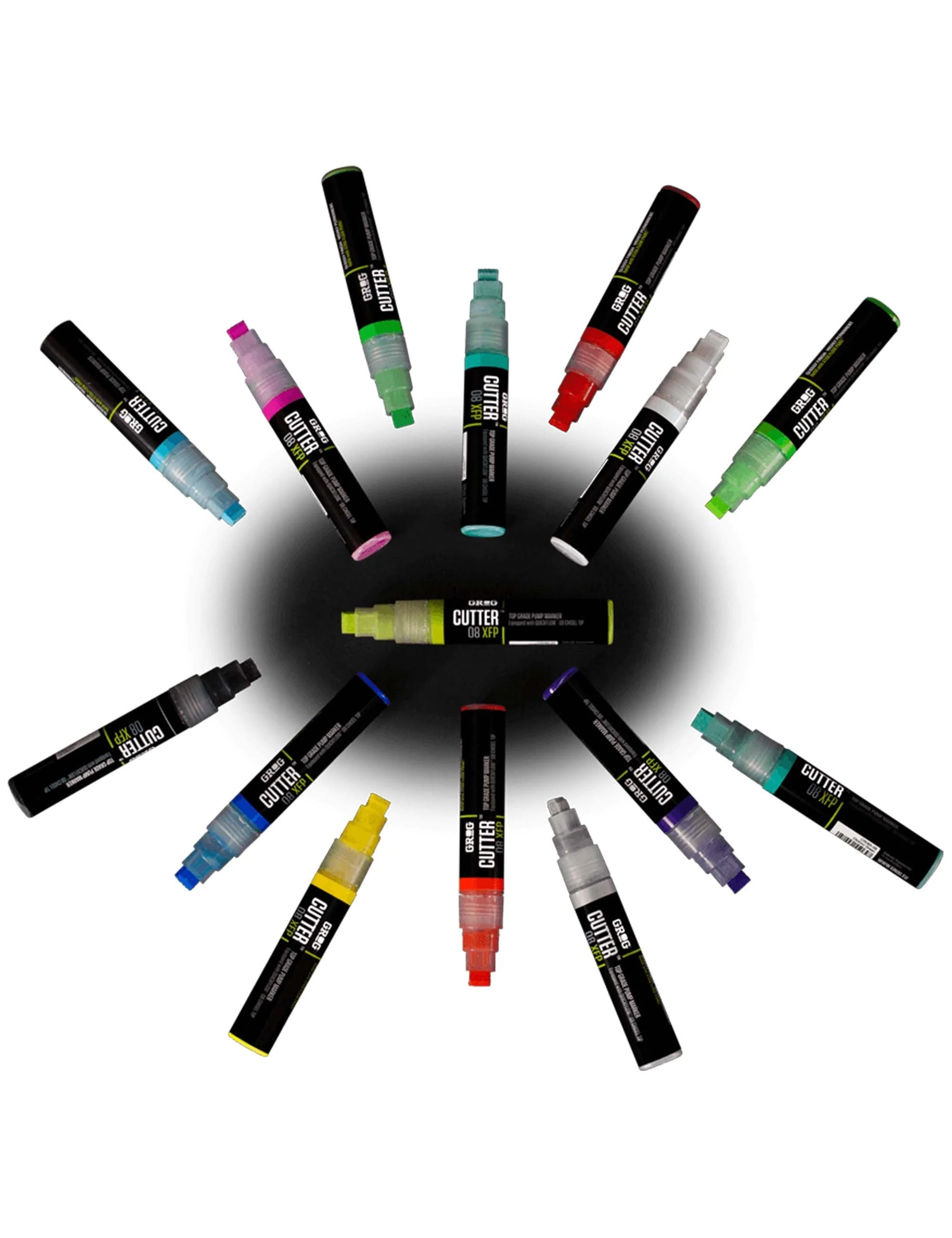 Cutter 8mm XFP Paint Pen - Neon Green - Image 5