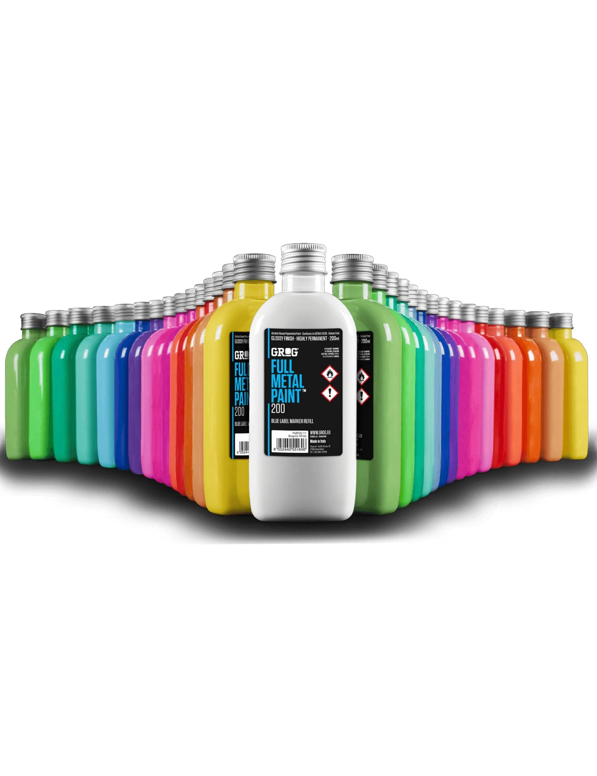 Full Metal Paint Refill 200ml - Flash Yellow - Image 3