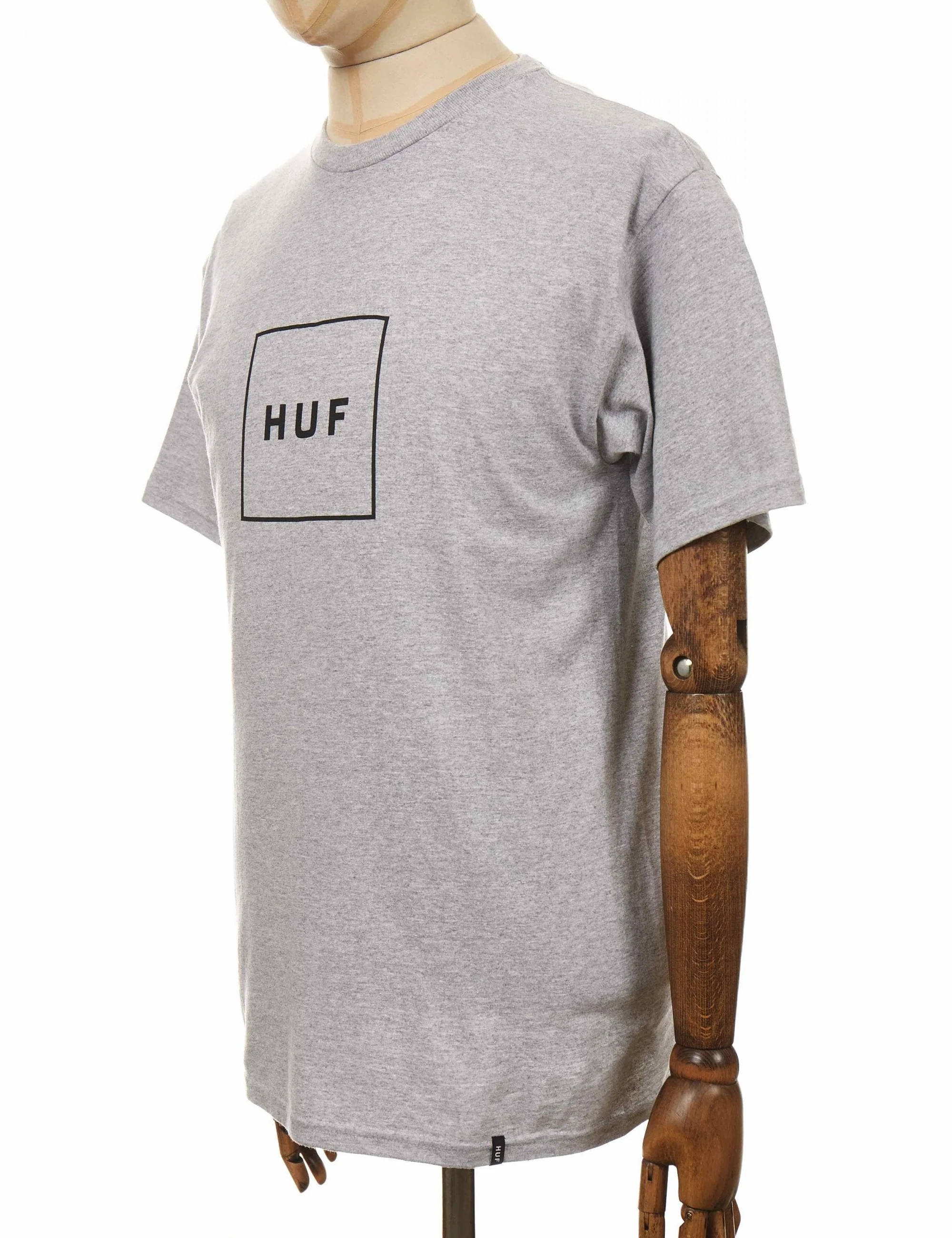 Box Logo T-Shirt - Grey Heather - Image 4