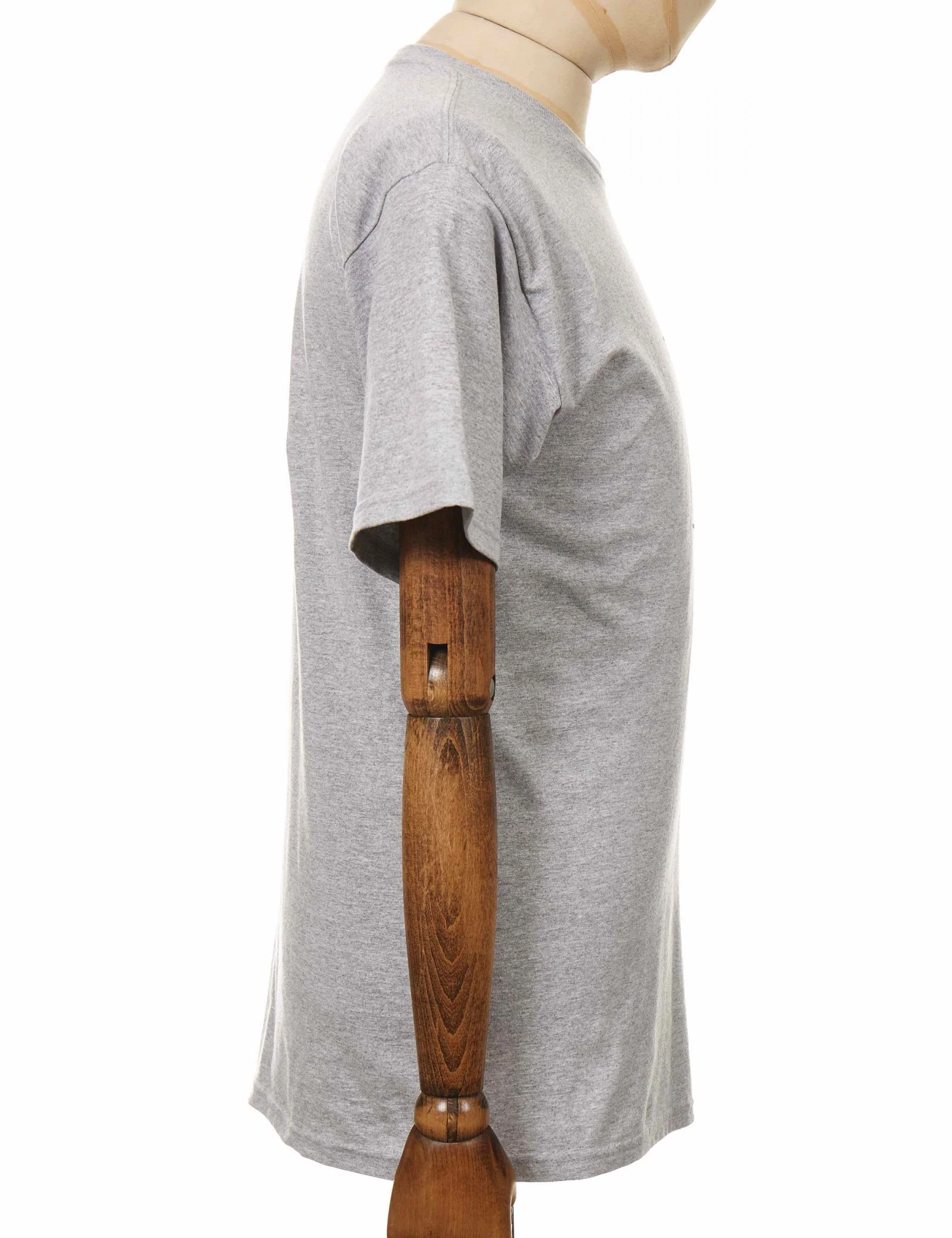 Box Logo T-Shirt - Grey Heather - Image 5