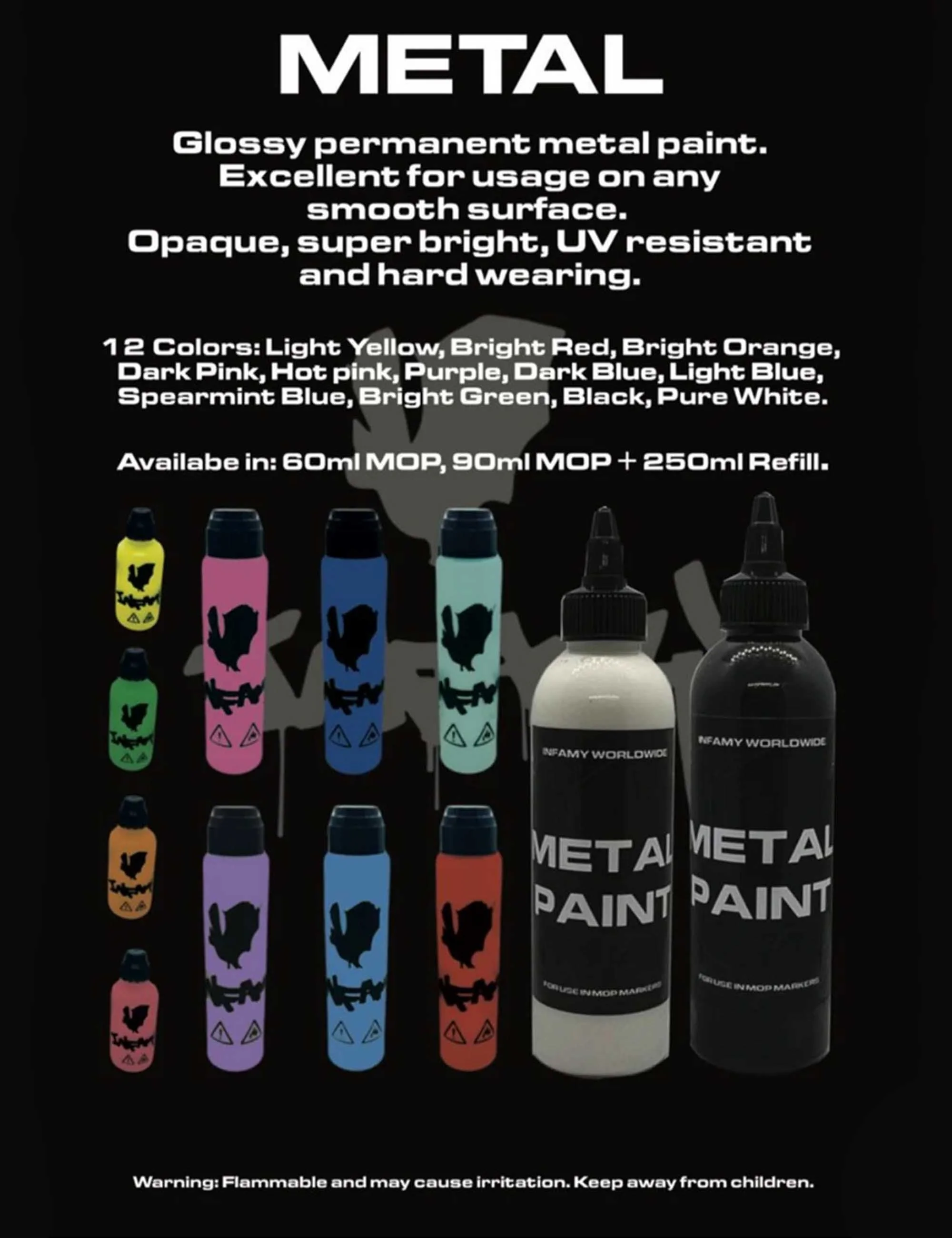 Ink Refill (250ml) - 9005 Black