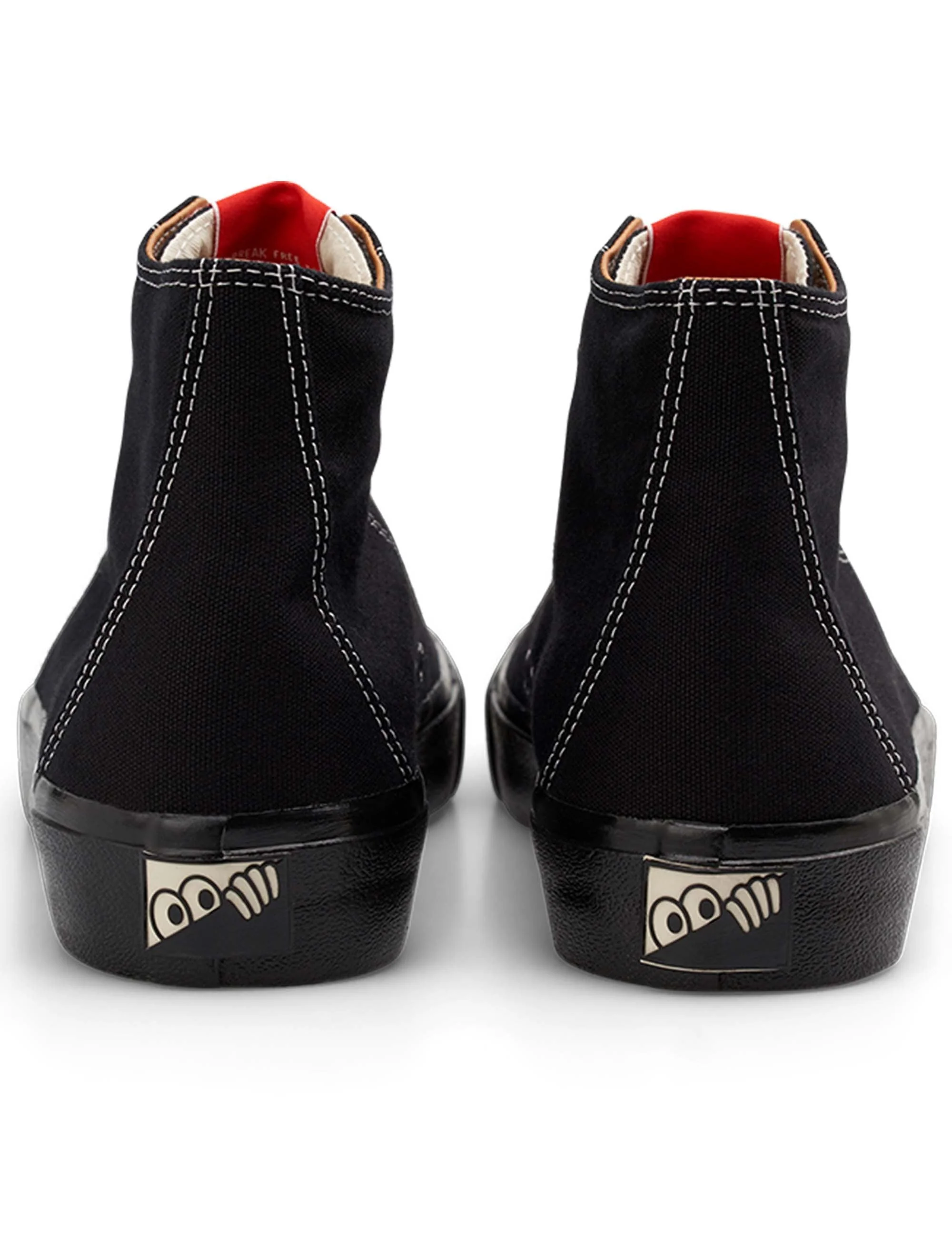 VM003 Canvas Hi Shoes - Black/Black - Image 4