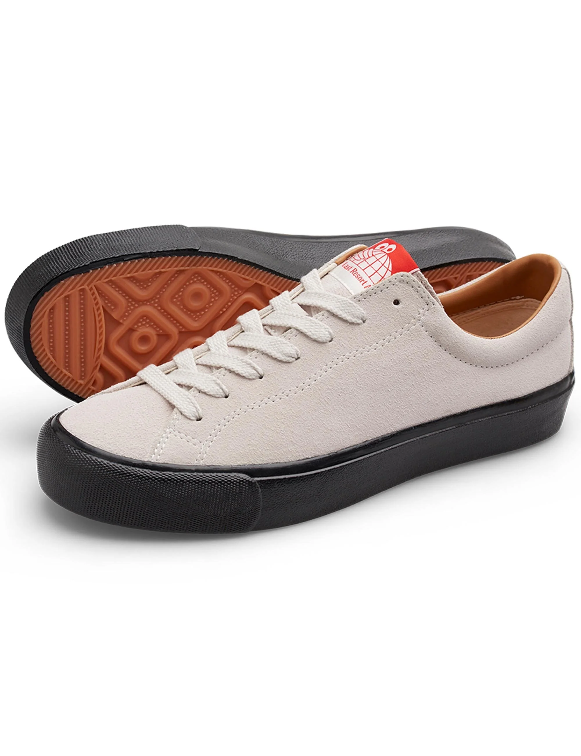 VM003 Suede Lo Shoes - White/Black - Image 2