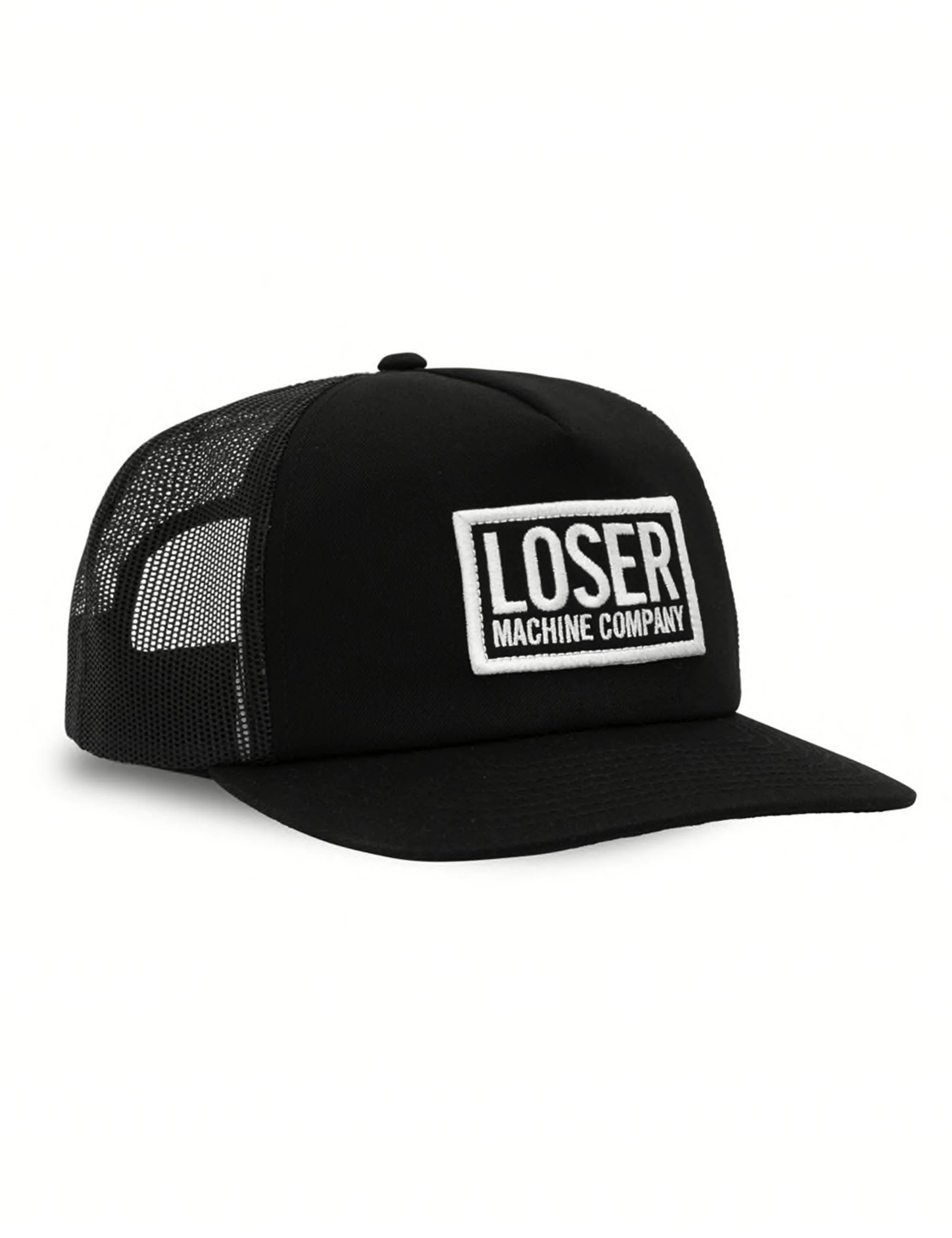 Box Trucker Hat - Black