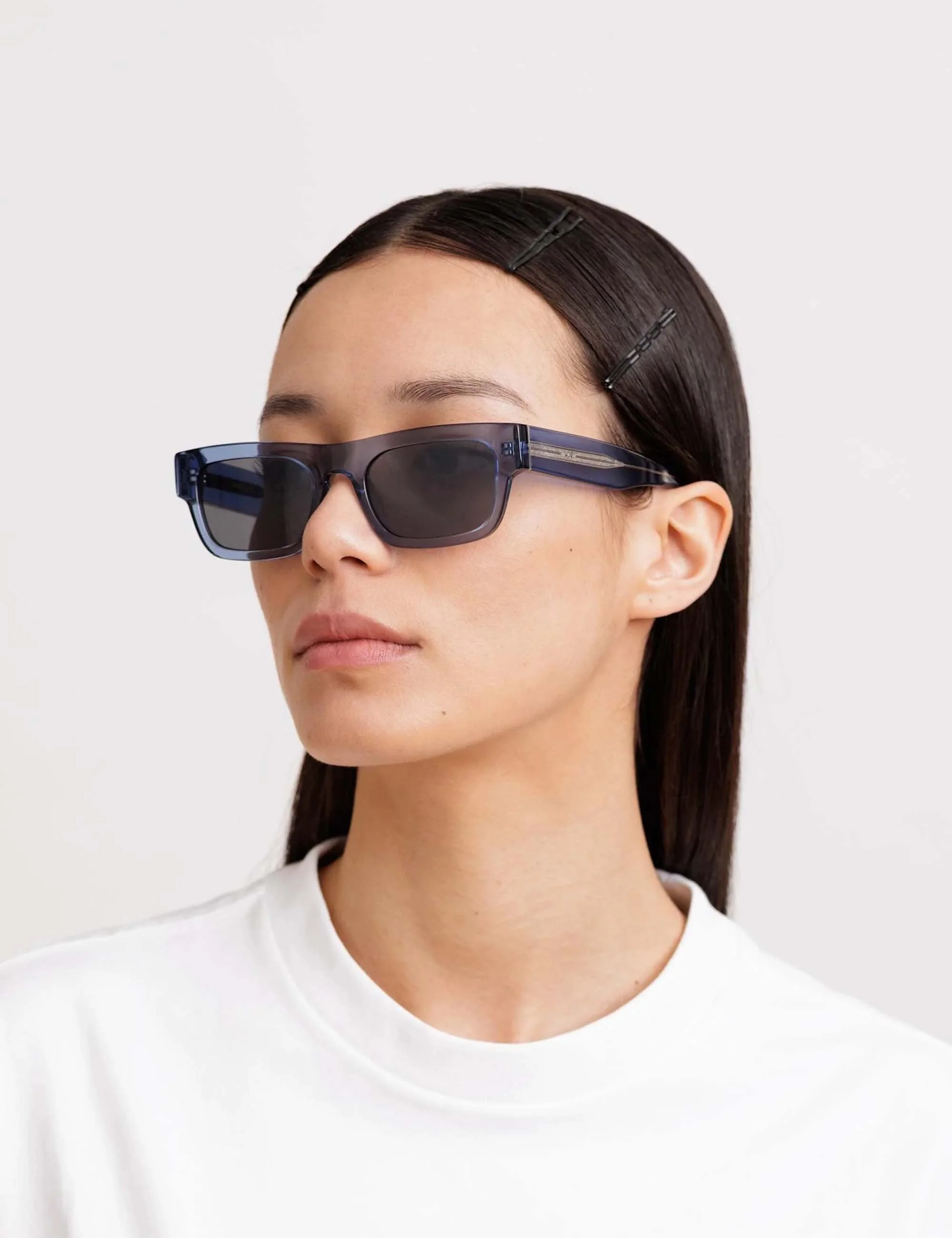 New Dylan ISO Sunglasses - Transparent Blue/Transparent Grey - Image 4