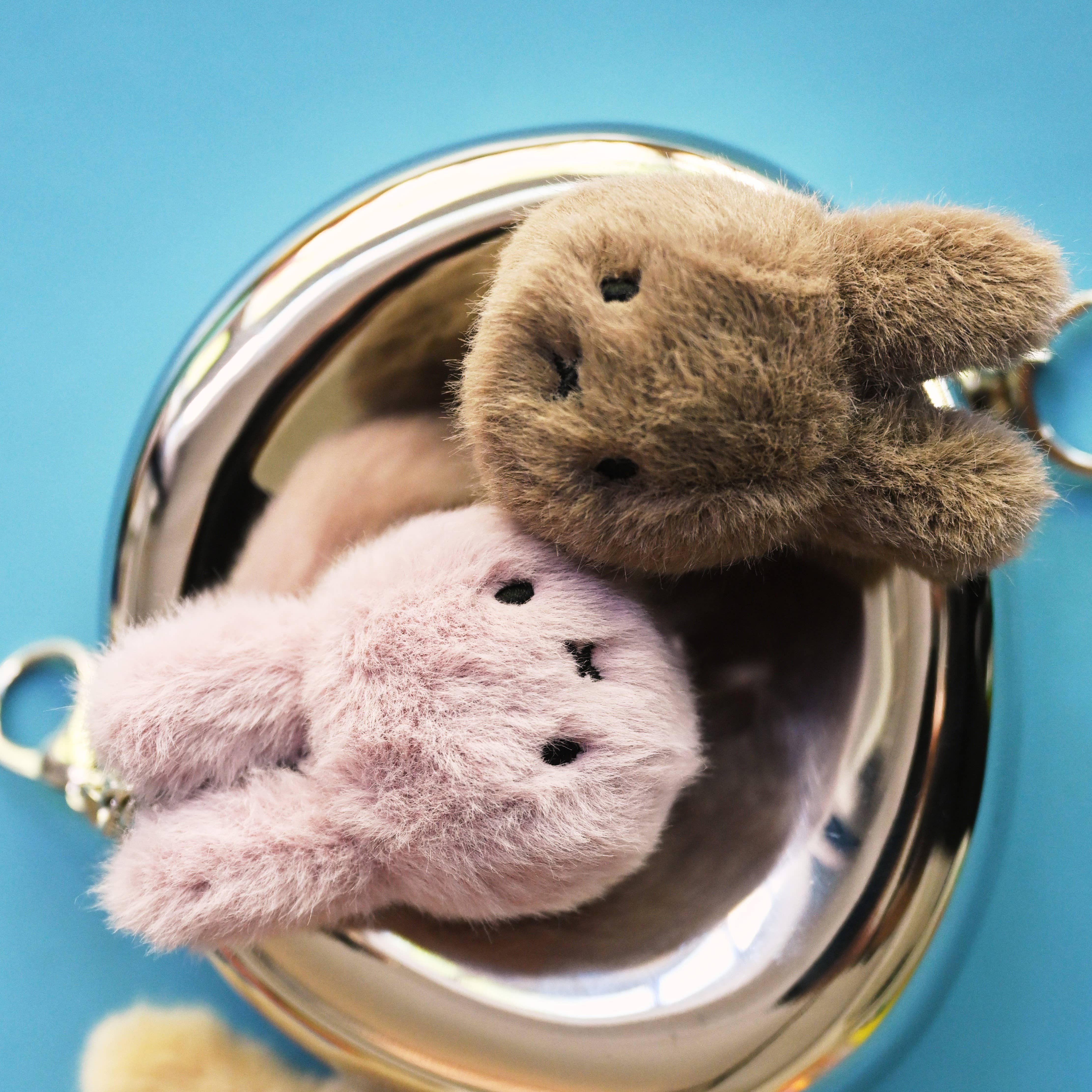 Miffy Fuzzy ECO Keyring Lilac 8cm - Image 2