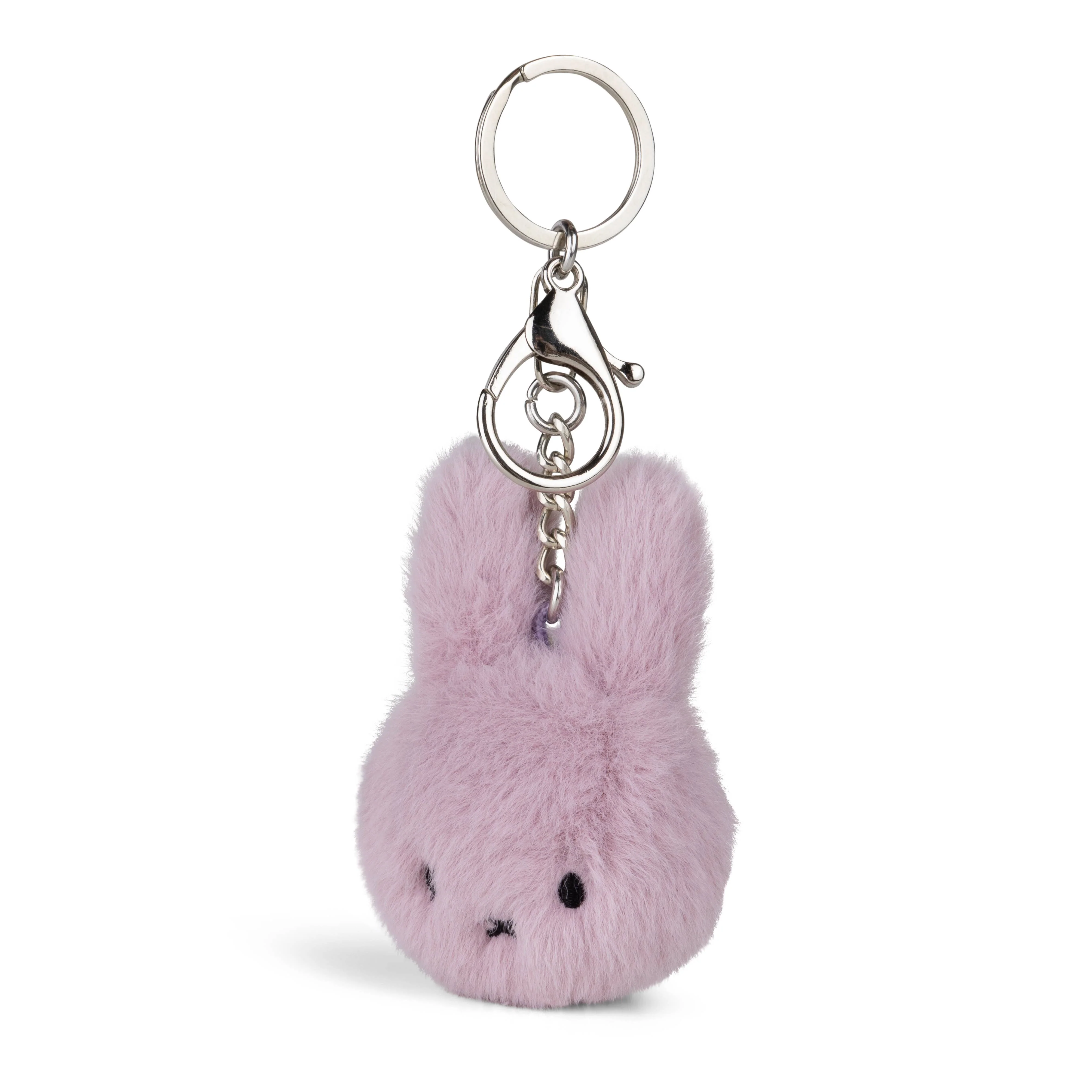 Miffy Fuzzy ECO Keyring Lilac 8cm - Image 3