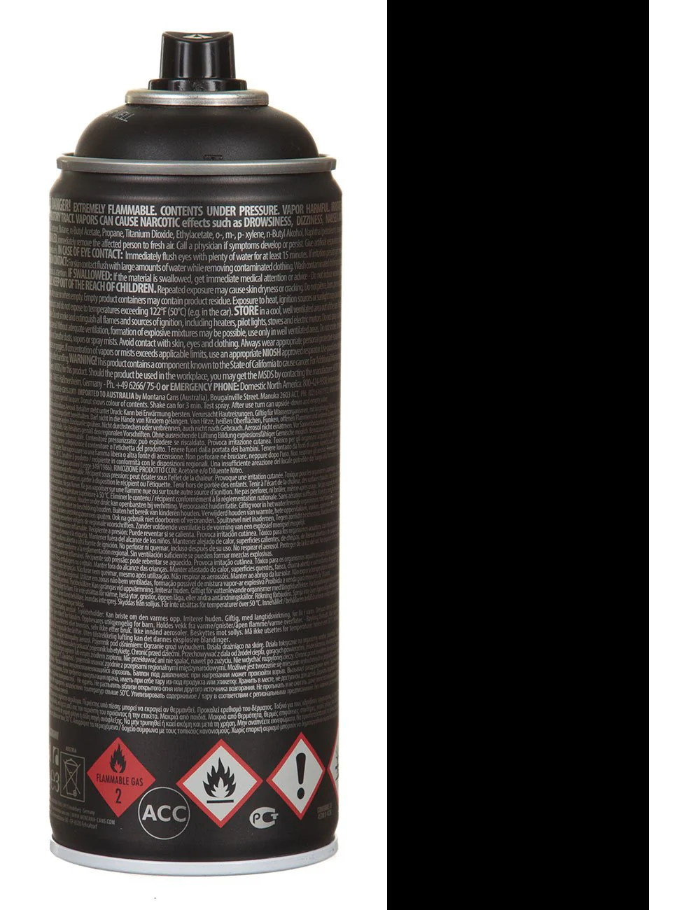 Spray Paint 400ml - Blackout Tarblack BLK9050 - Image 2
