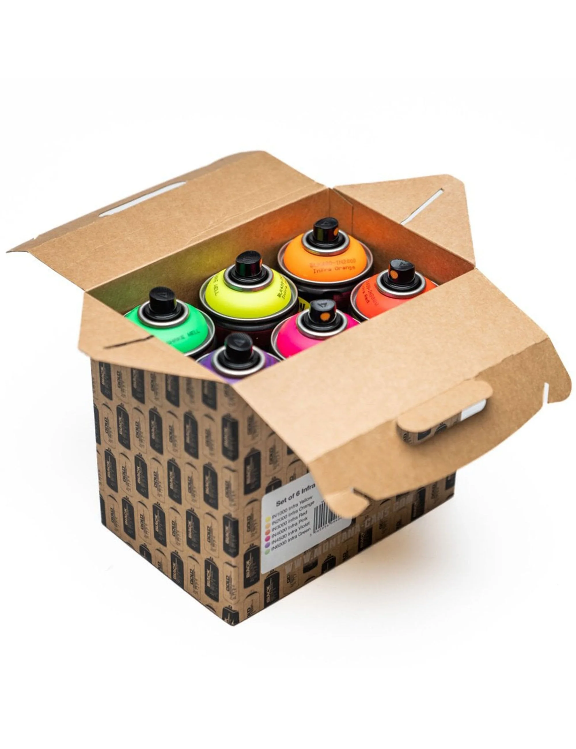 Spray Paint 400ml Box Set - Infra Colours