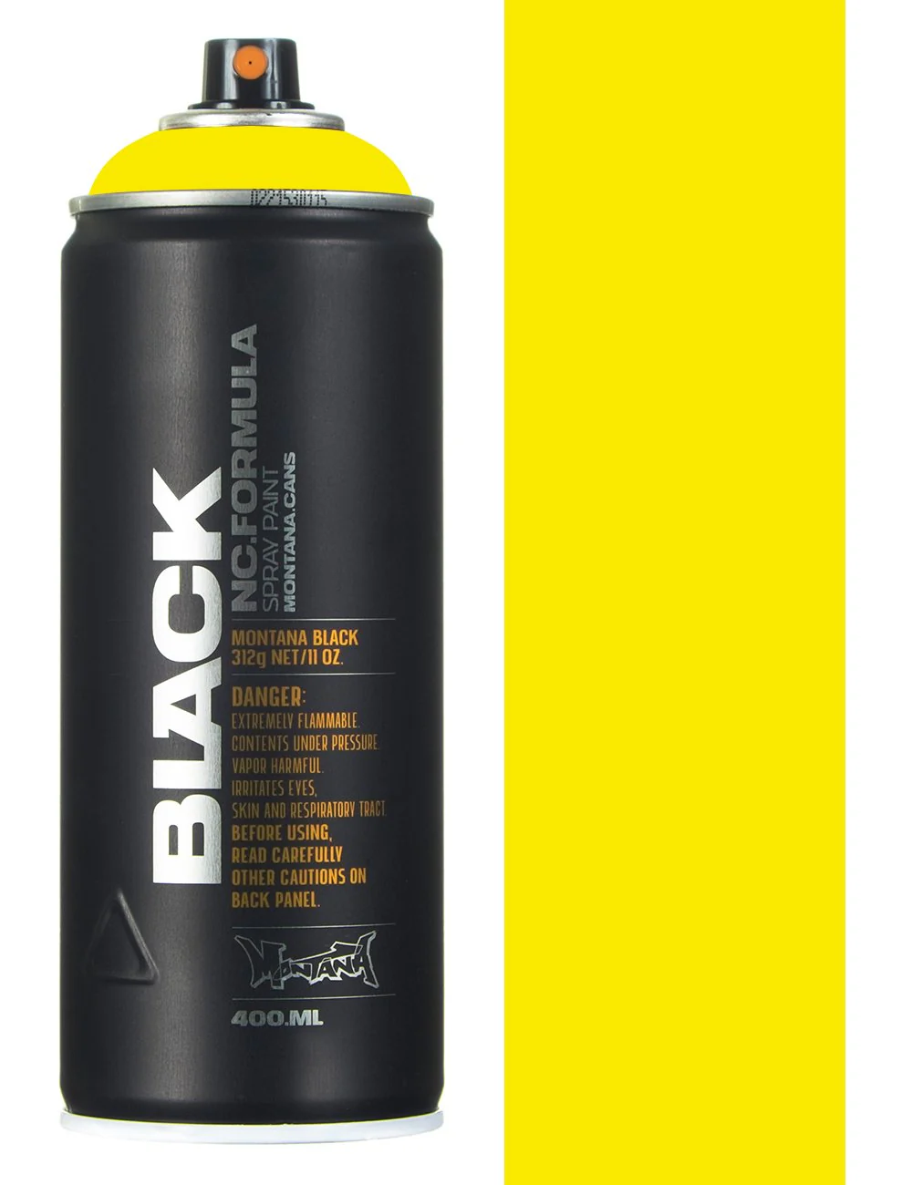 Spray Paint 400ml - Flourescent Infra Yellow BLKIN1000