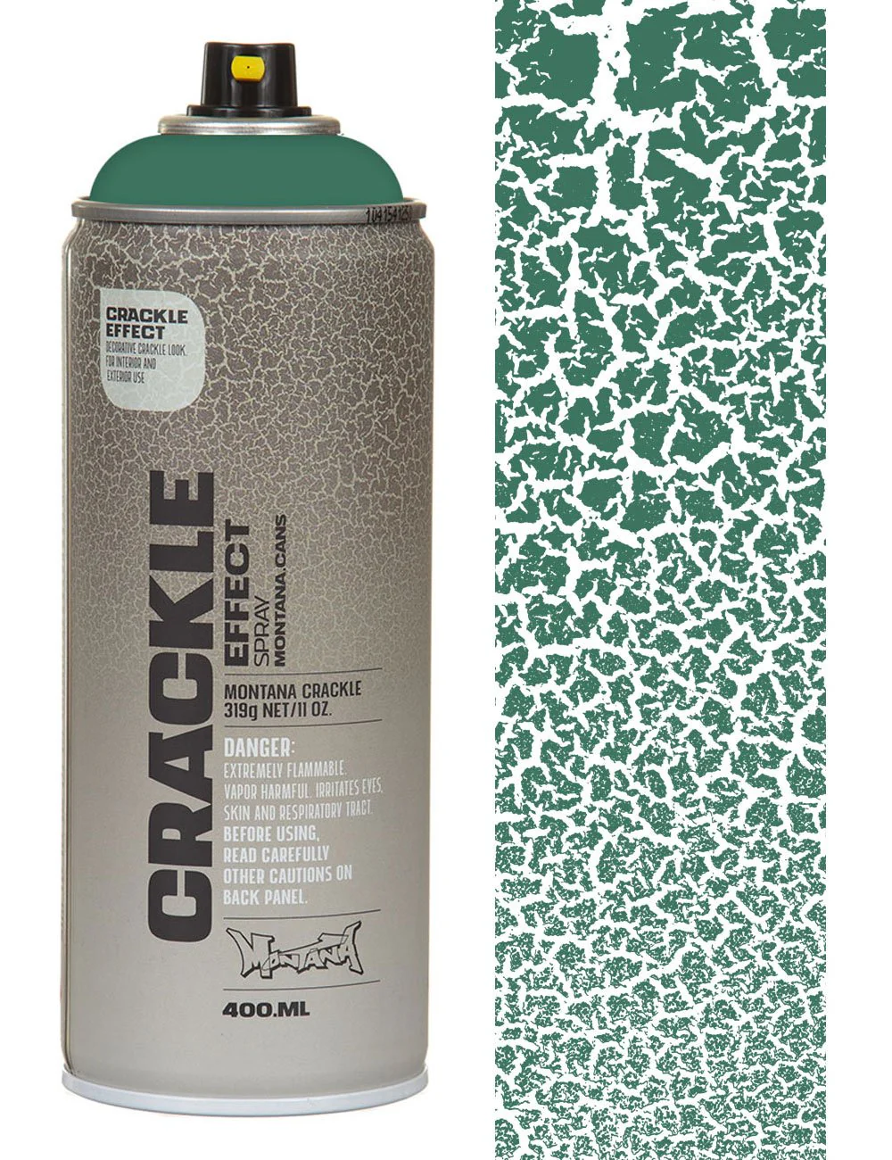Crackle Effect Spray Paint 400ml - Patina Green EC6000