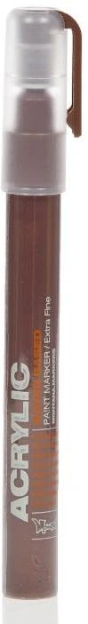Acrylic Paint Marker 0.7mm - Shock Brown S8010 - Image 3