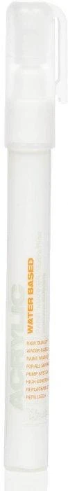 Acrylic Paint Marker 0.7mm - Shock White Pure S9100 - Image 3