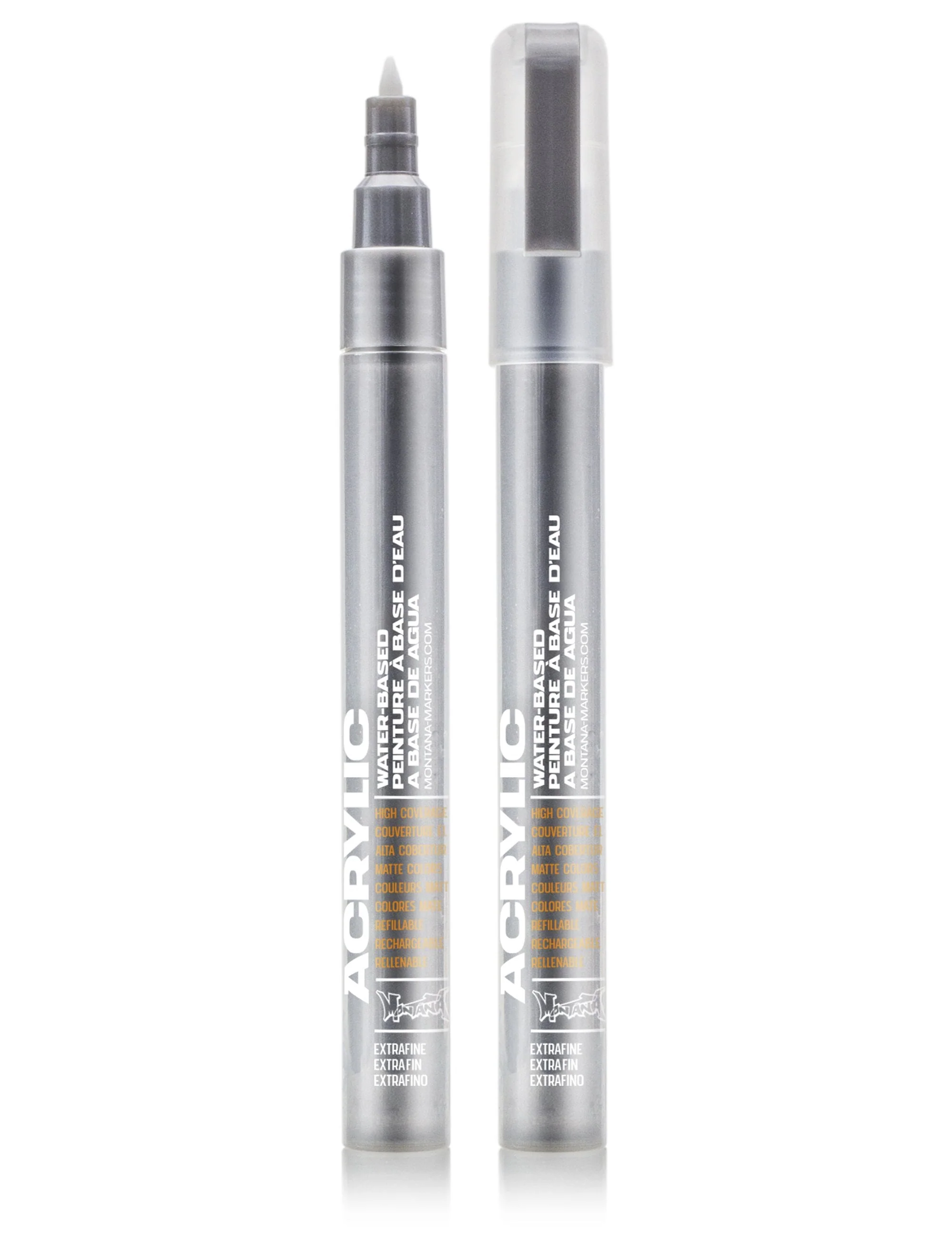 Acrylic Paint Marker 0.7mm - Silver Matt M1100