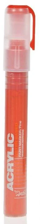 Acrylic Paint Marker 2mm - Shock Orange Dark S2020 - Image 3
