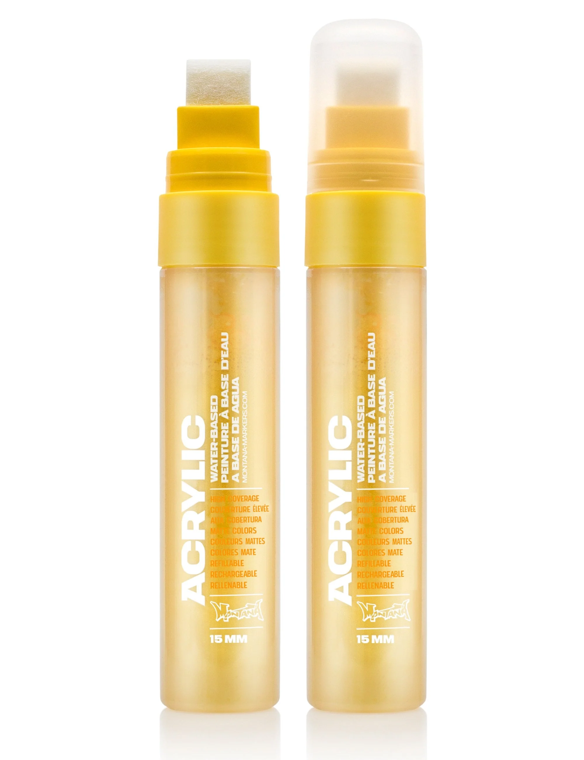 Acrylic Paint Marker 2mm - Shock Yellow Light S1000