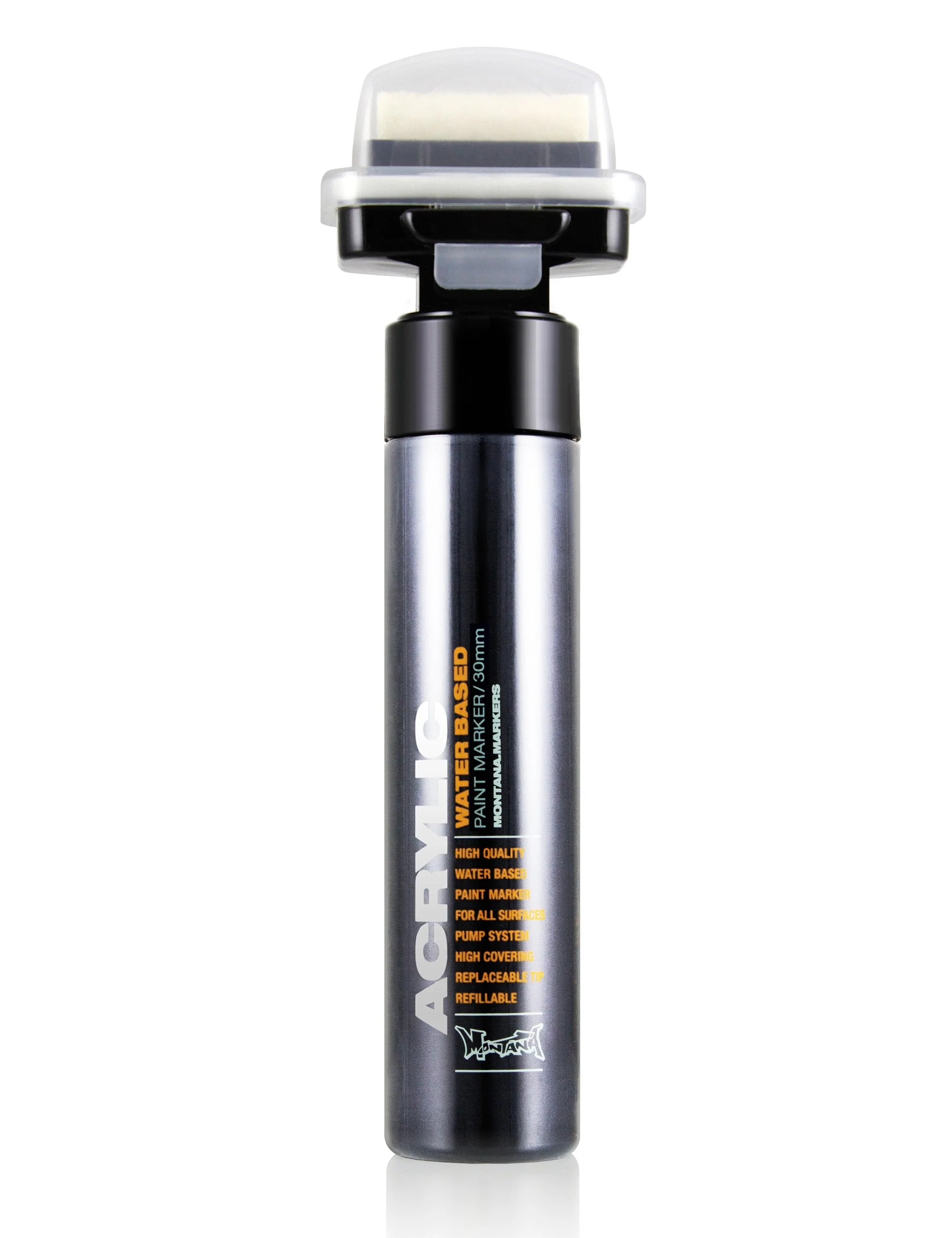Acrylic Paint Marker 30mm - Shock Black S9000