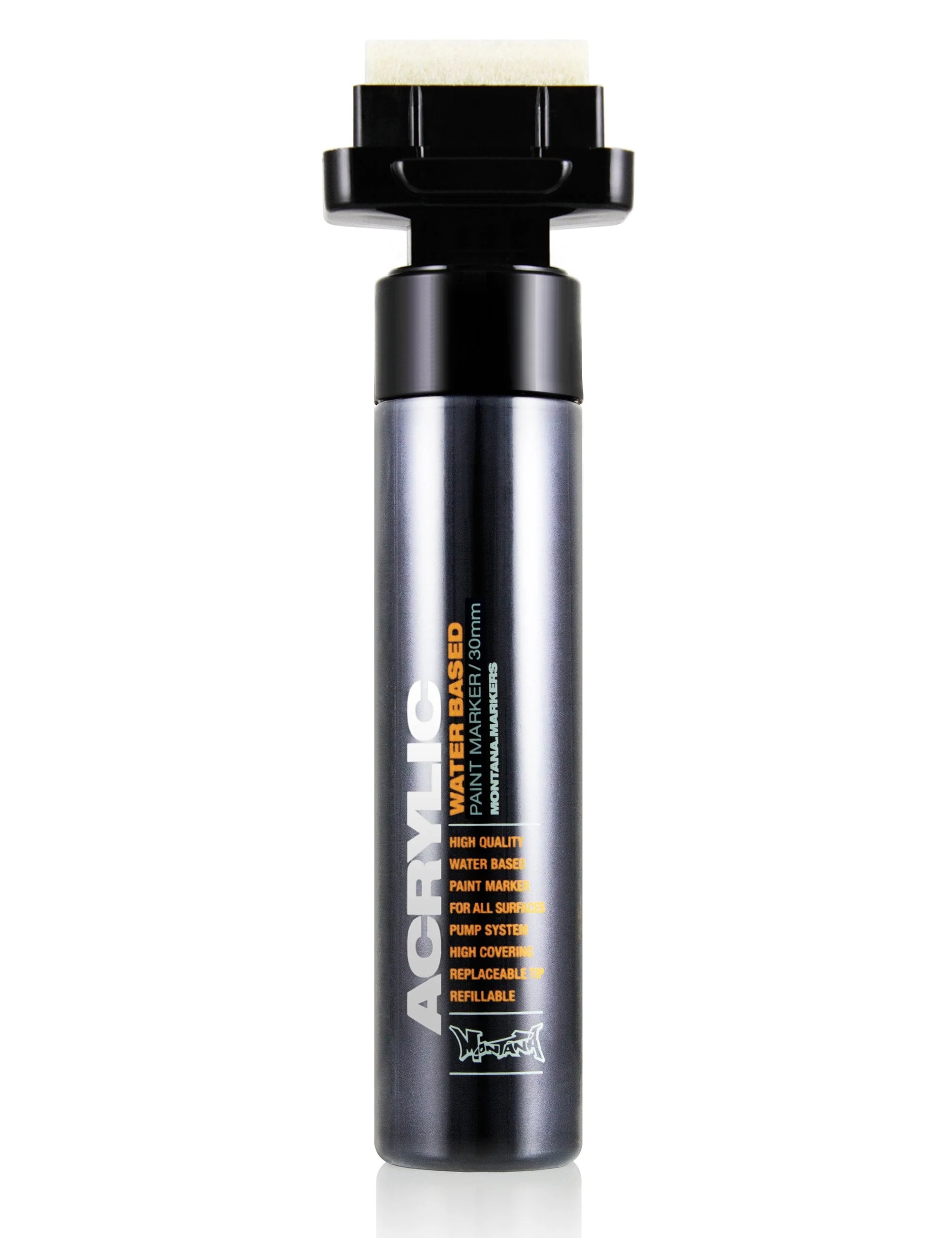 Acrylic Paint Marker 30mm - Shock Black S9000 - Image 2