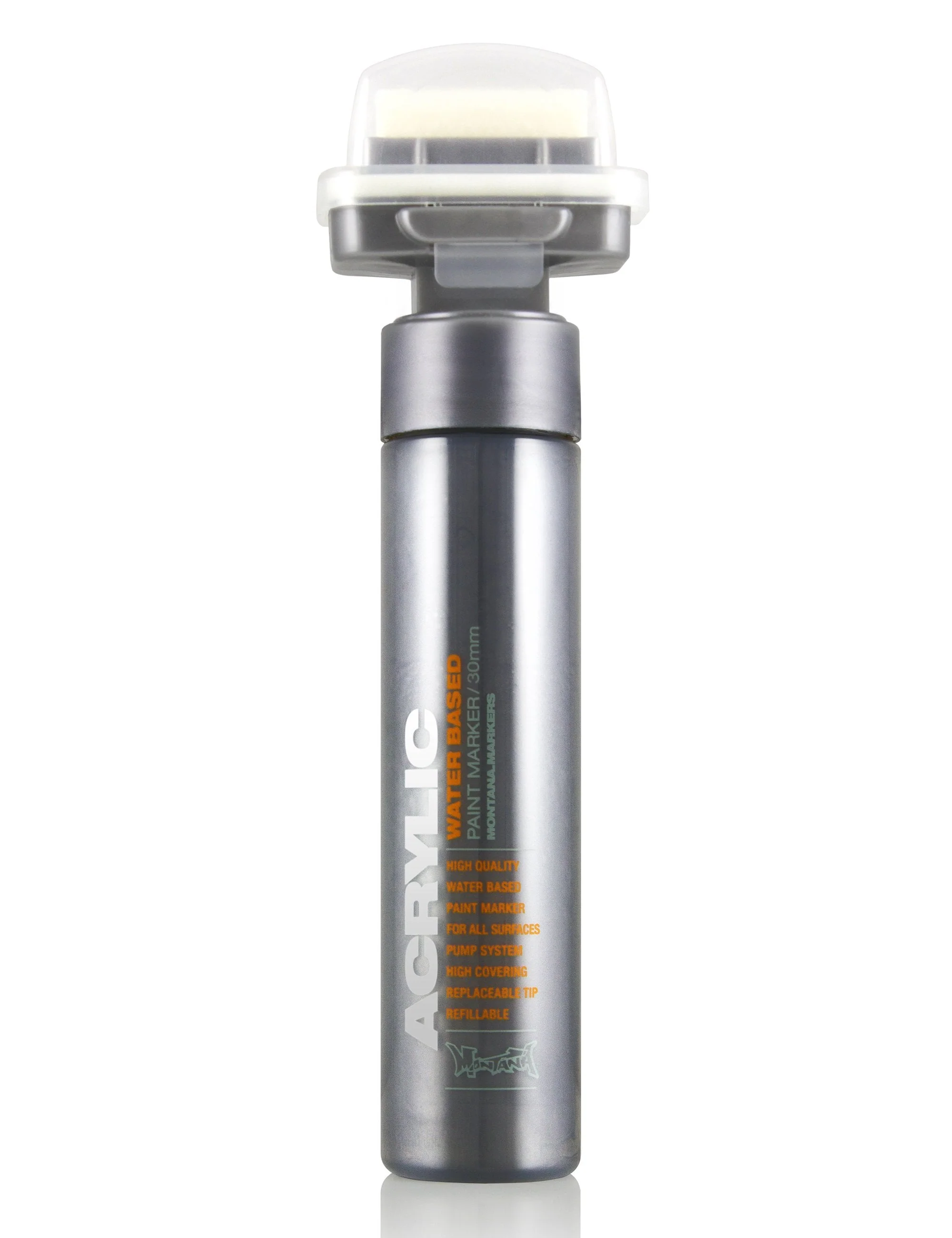 Acrylic Paint Marker 30mm - Silver Matt M1100 - Image 2