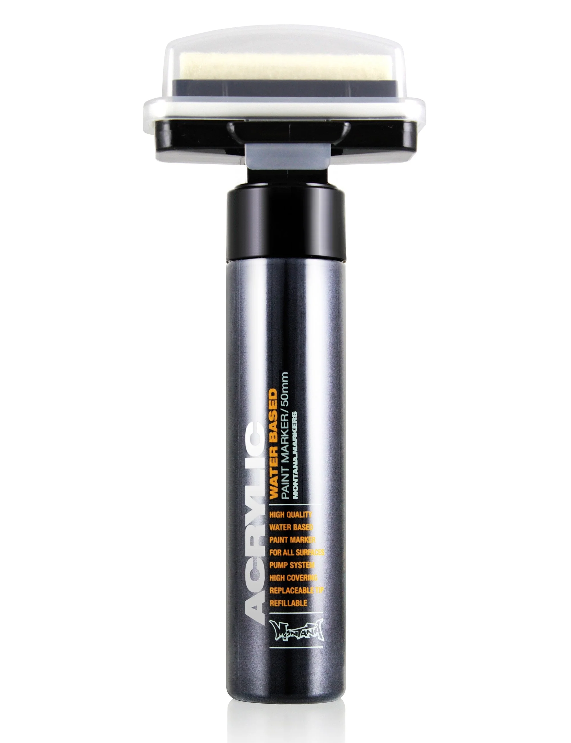 Acrylic Paint Marker 50mm - Shock Black S9000