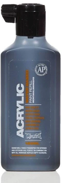 Acrylic Paint Refill 180ml - Shock Black S9000