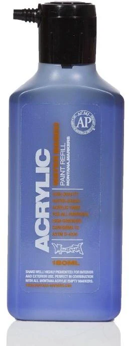 Acrylic Paint Refill 180ml - Shock Blue Dark S5020 - Image 2