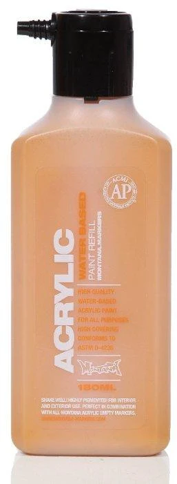 Acrylic Paint Refill 180ml - Shock Brown Light S8000 - Image 2