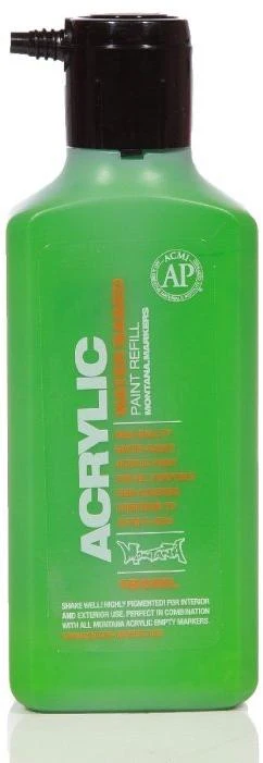 Acrylic Paint Refill 180ml - Shock Green S6010 - Image 2