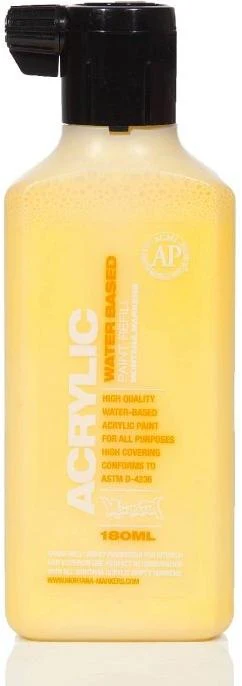 Acrylic Paint Refill 180ml - Shock Yellow Light S1000